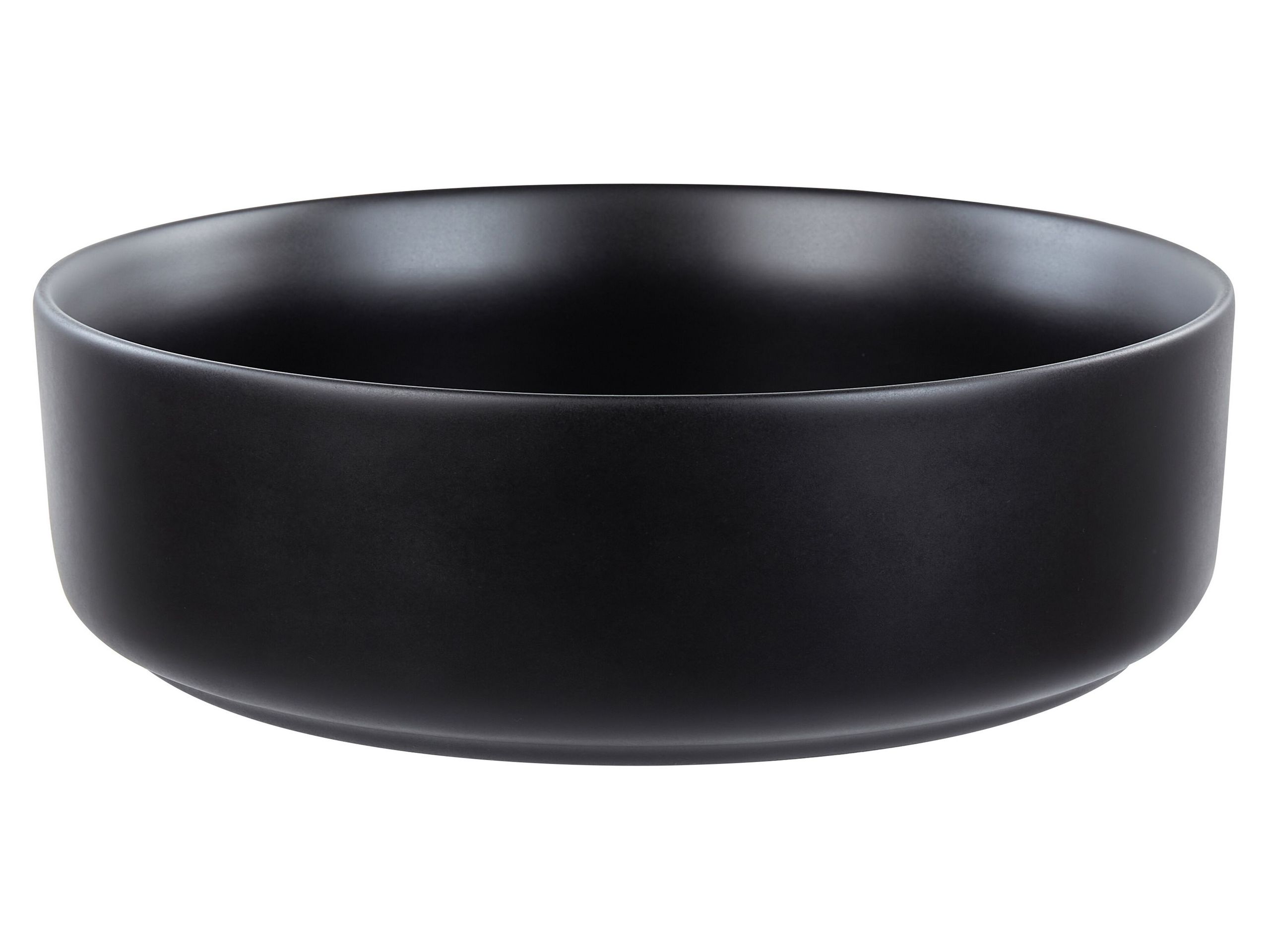 Ceramic Countertop Basin Diameter 360 mm Black CALIG - Gemini Interiors