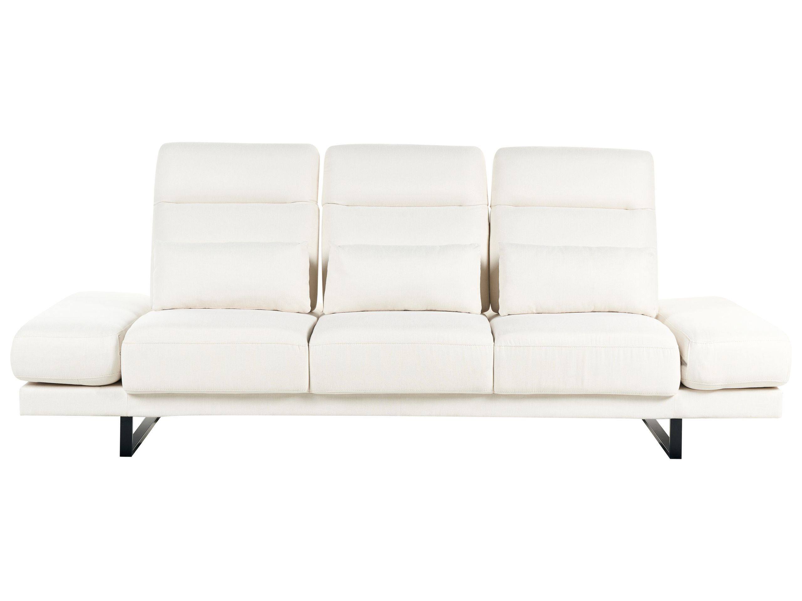 3 Seater Sofa - TKASI Fabric Sofa Off White - Gemini Interiors
