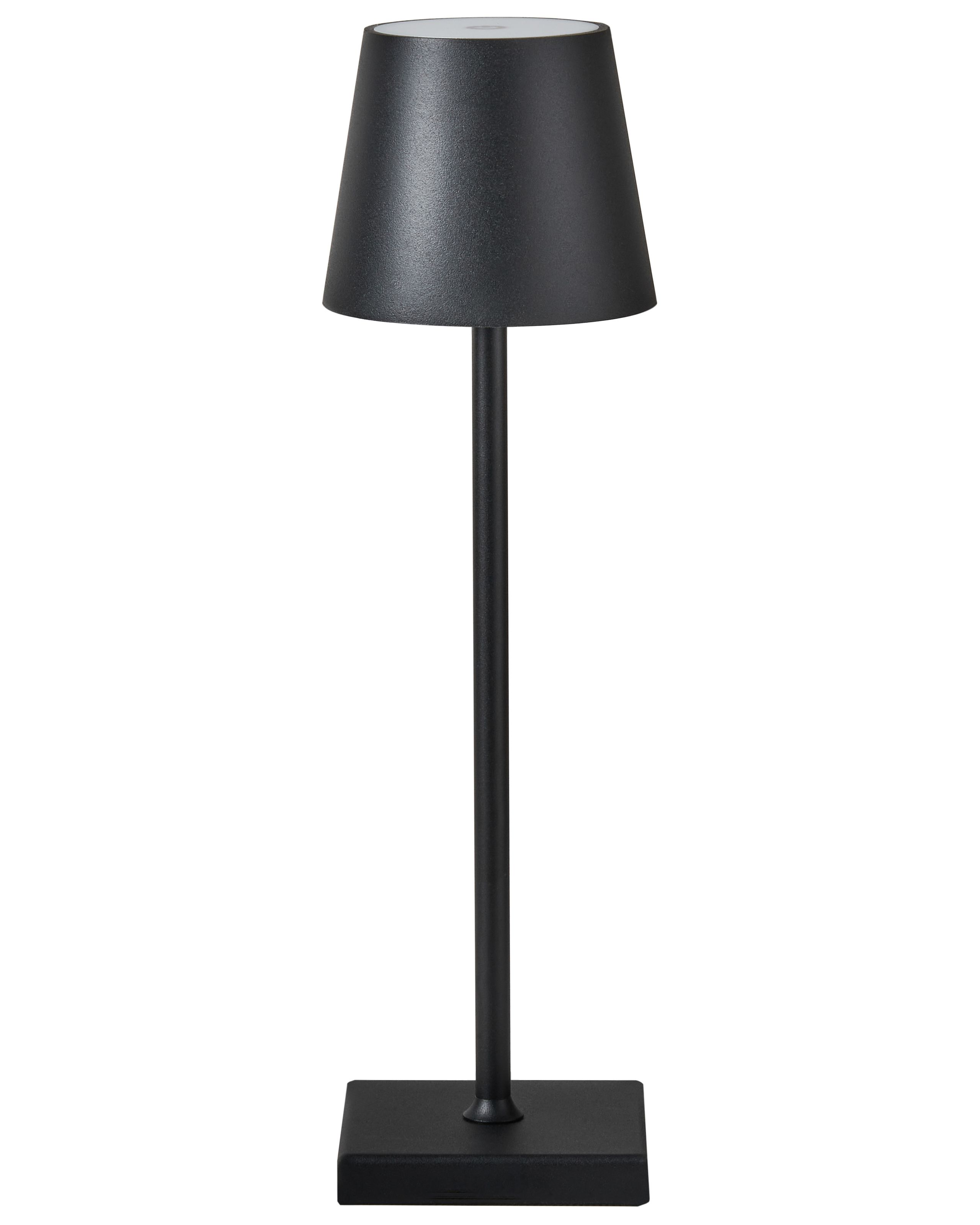 Wireless LED Table Lamp BACEIRO With Dimmer Metal Black - Gemini Interiors