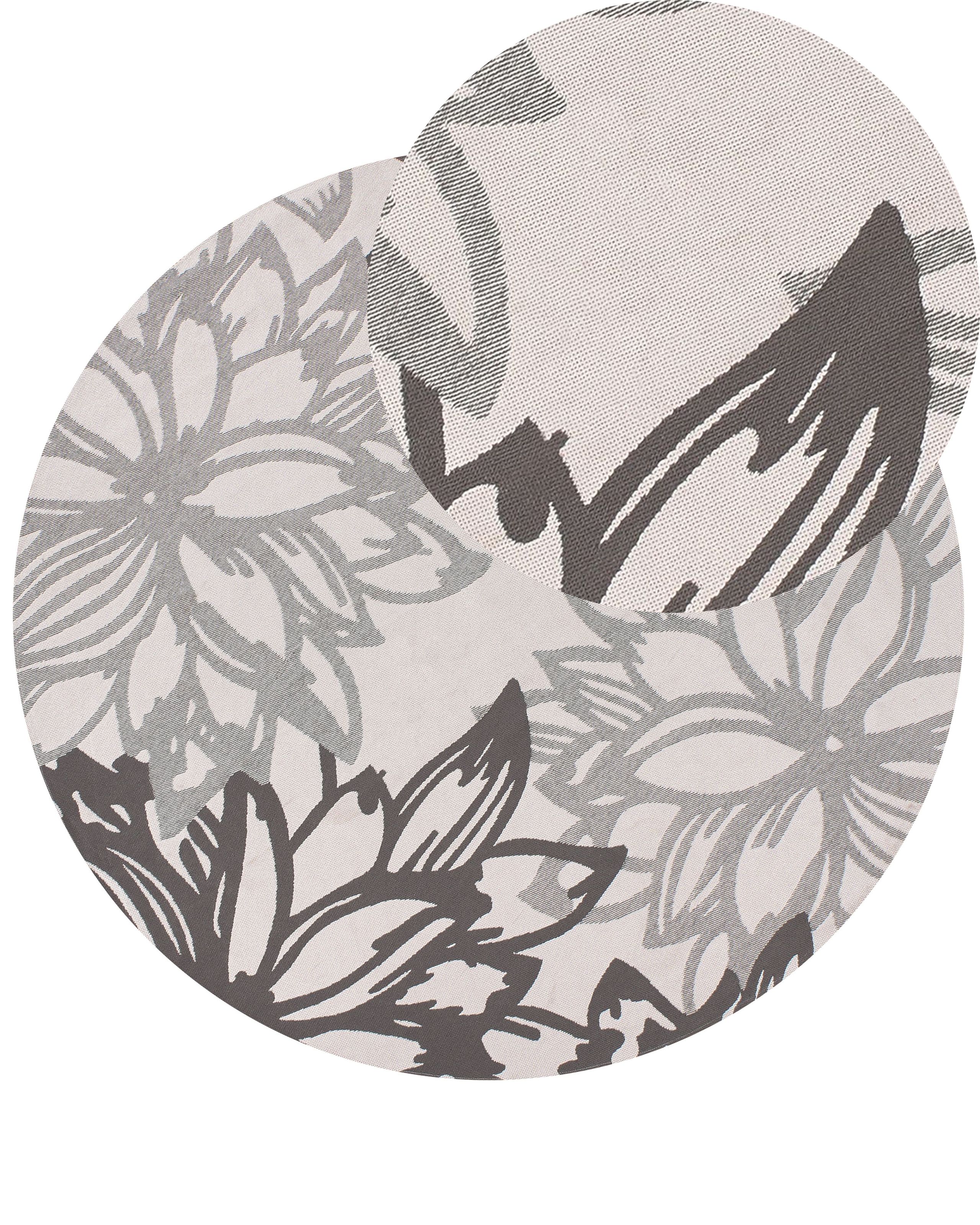 WENTHORPE Outdoor Rug 120 cm - Grey - Gemini Interiors