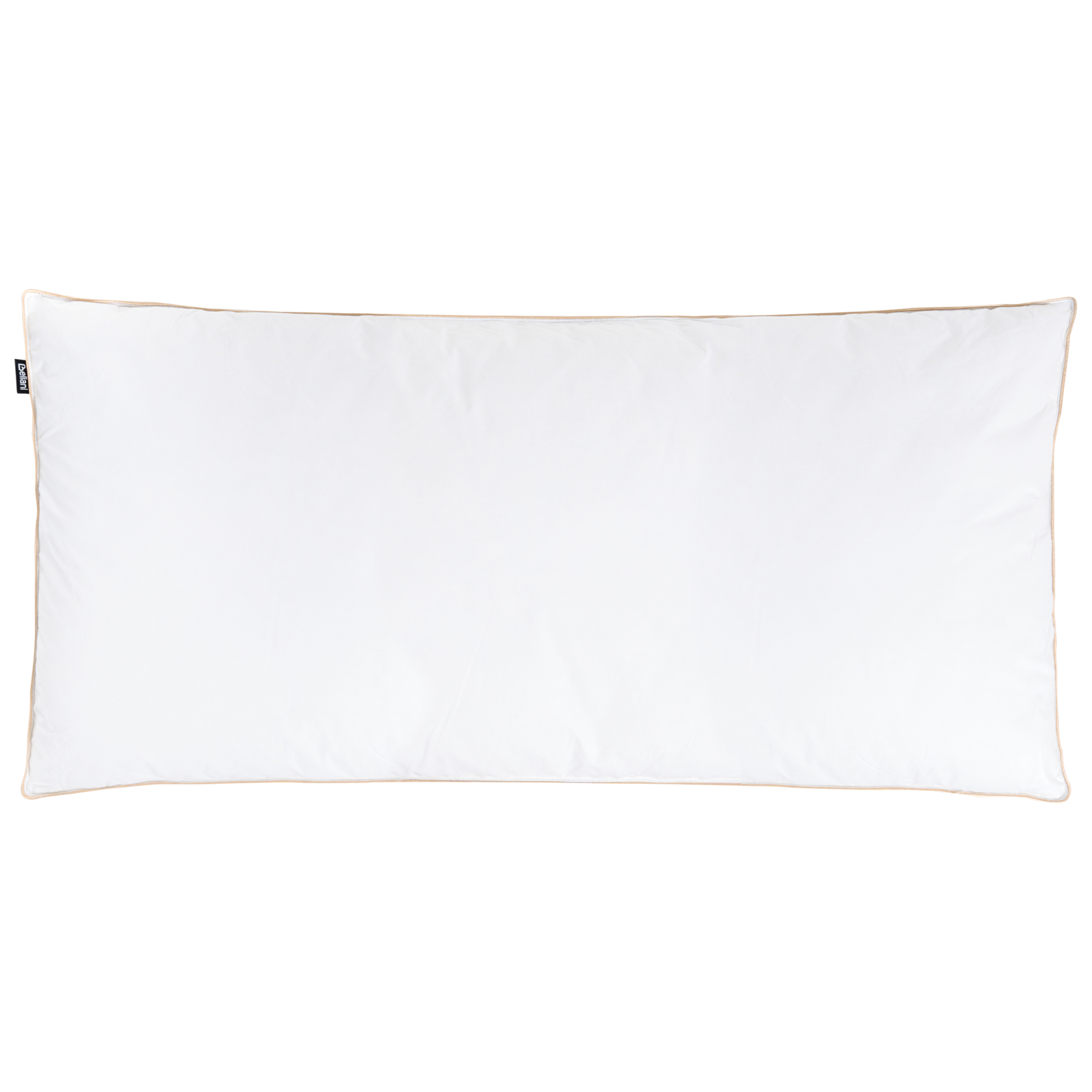ETNARIS 3-Chamber Bed Pillow Low Duck Feathers and Down 40 x 80 cm White - Gemini Interiors