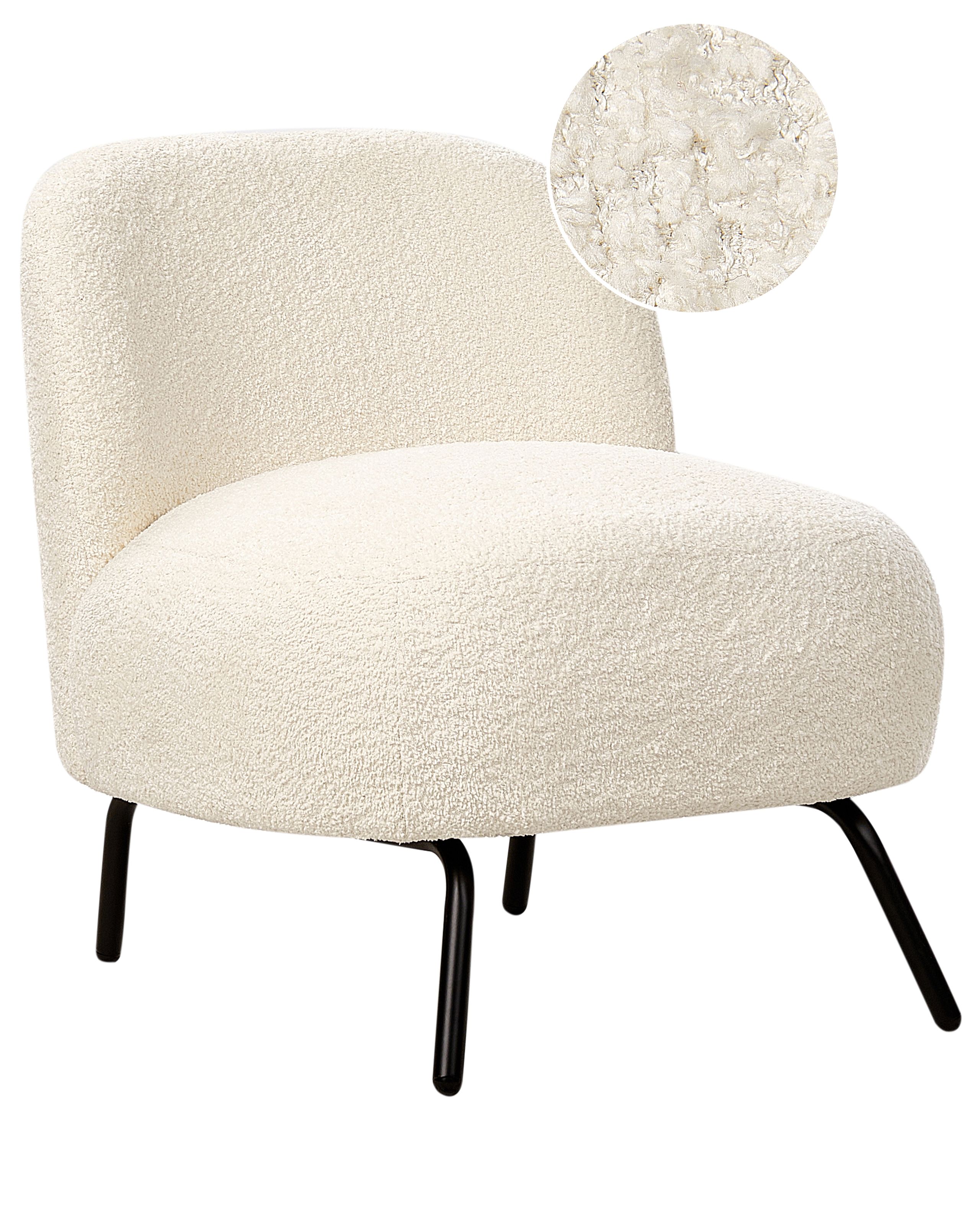 Armchair KUMLA Boucle Off-White - Gemini Interiors