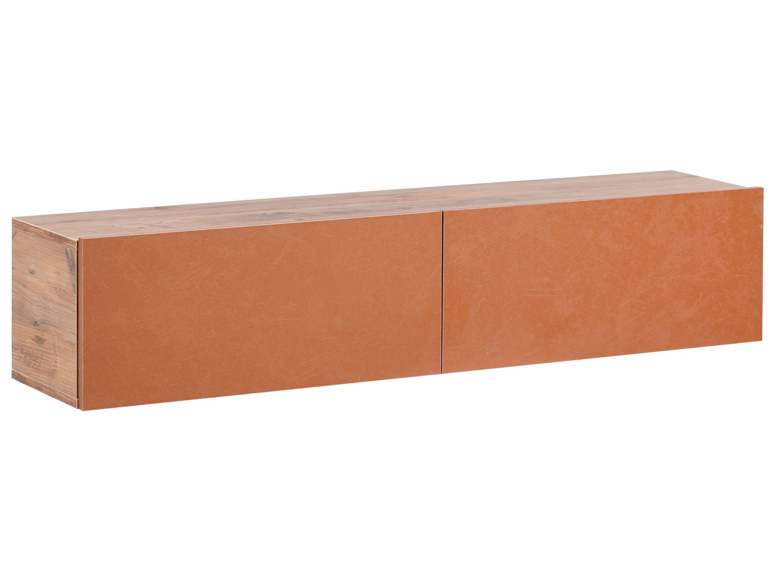 TLADSGONE Wall Mounted TV Stand 140cm Red - Gemini Interiors