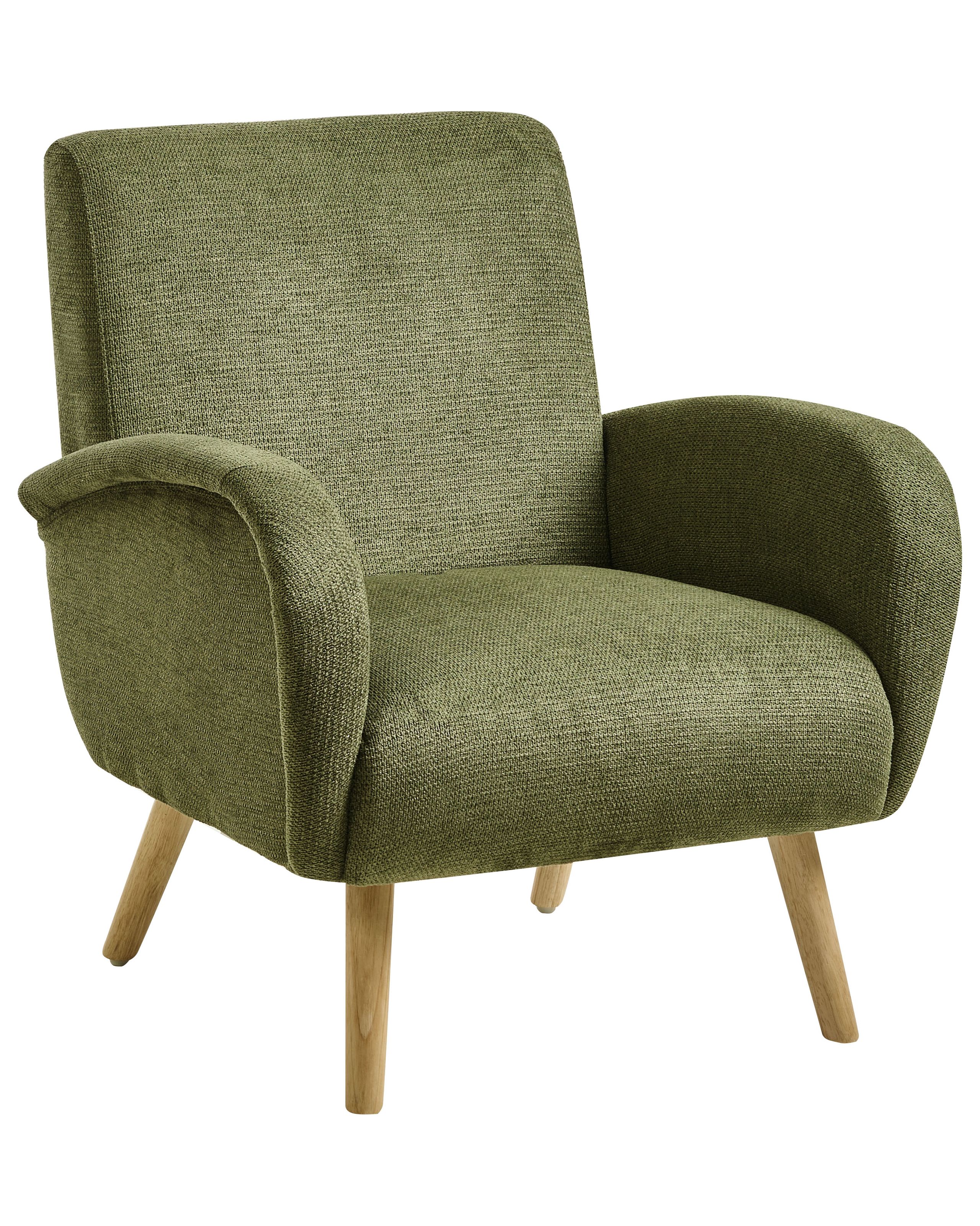 WAVERDEN Fabric Armchair - Green - Gemini Interiors
