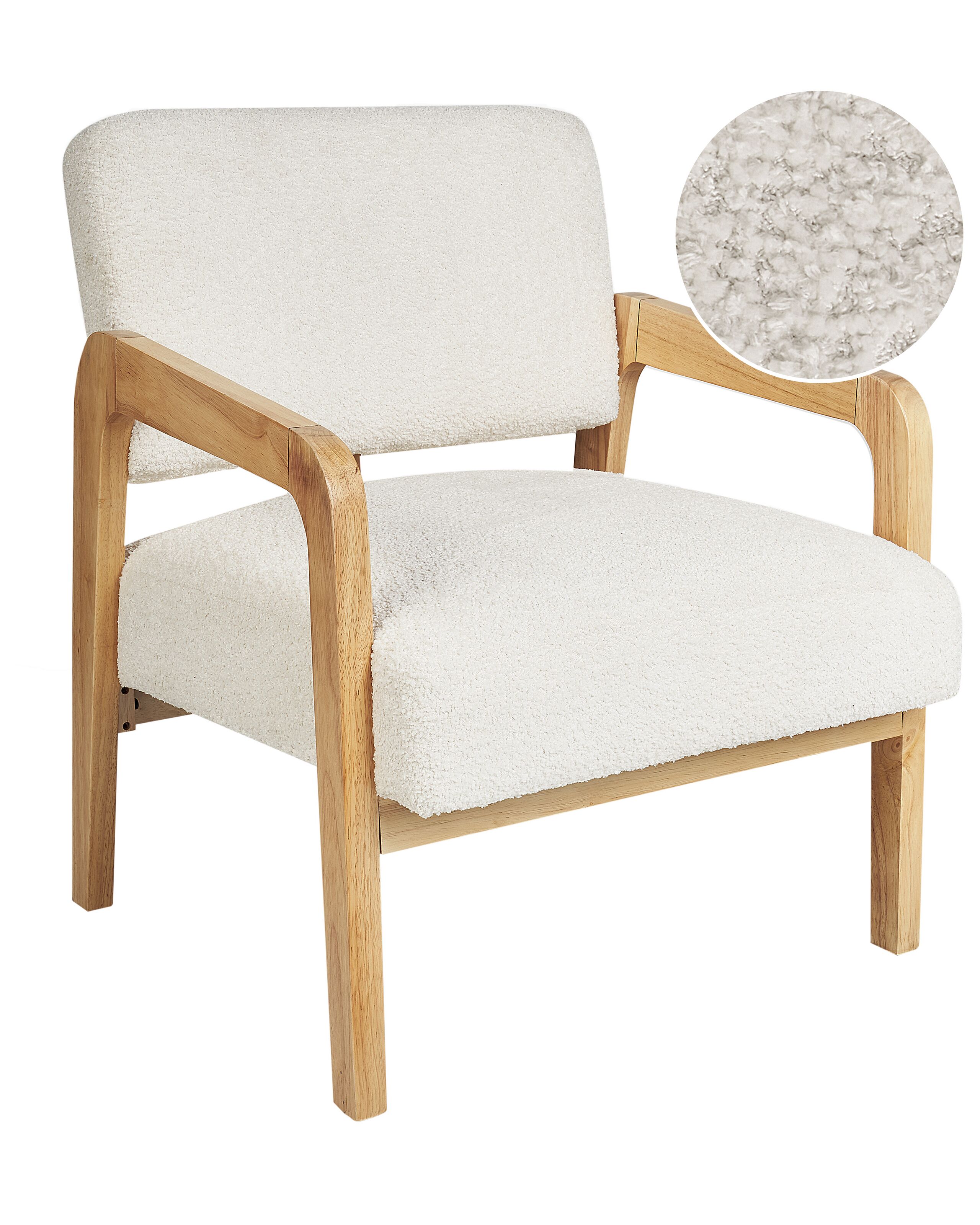 Armchair HJO Boucle Off-White - Gemini Interiors