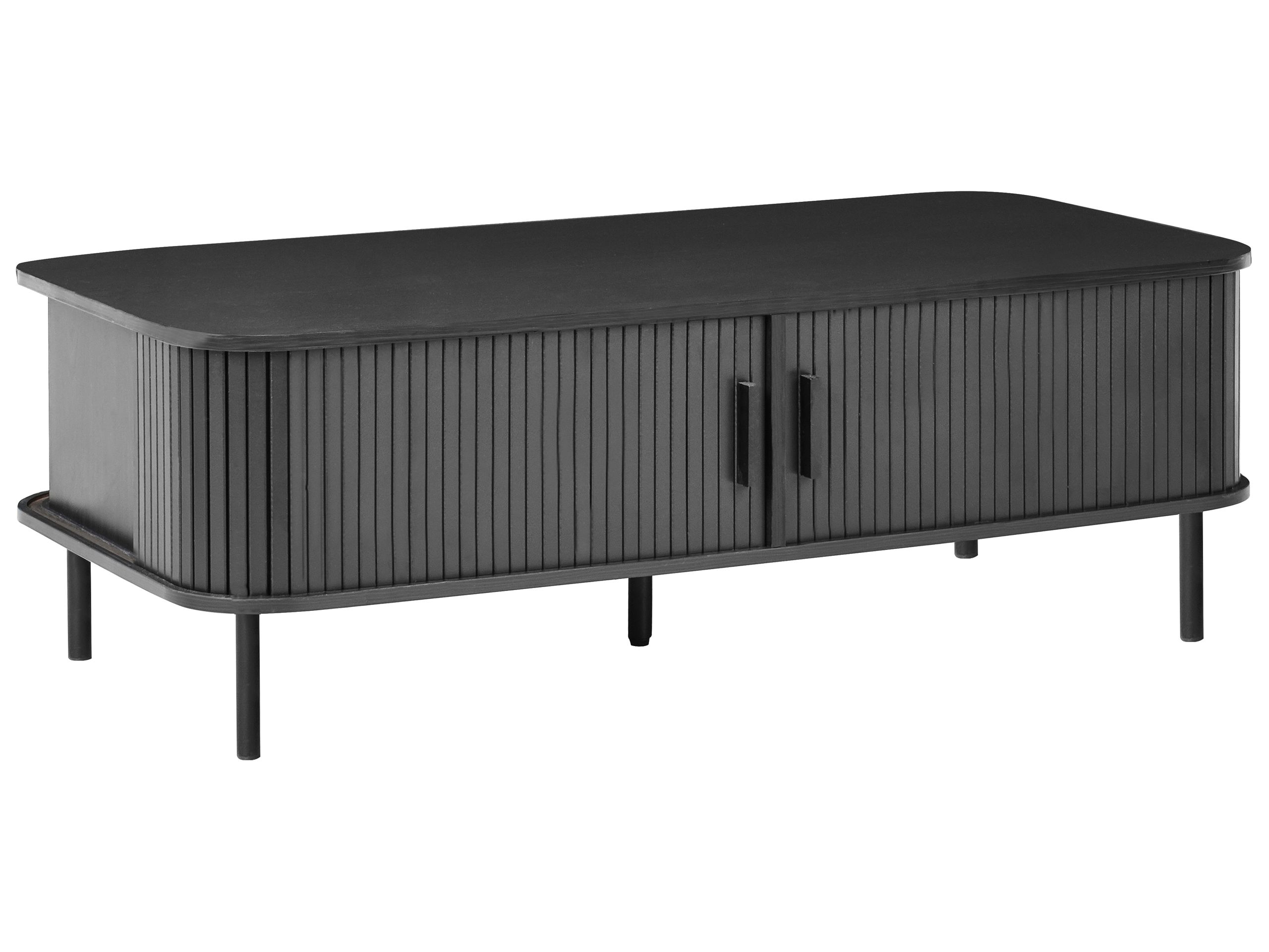 ASLIN Rectangular Coffee Table - Black - Gemini Interiors