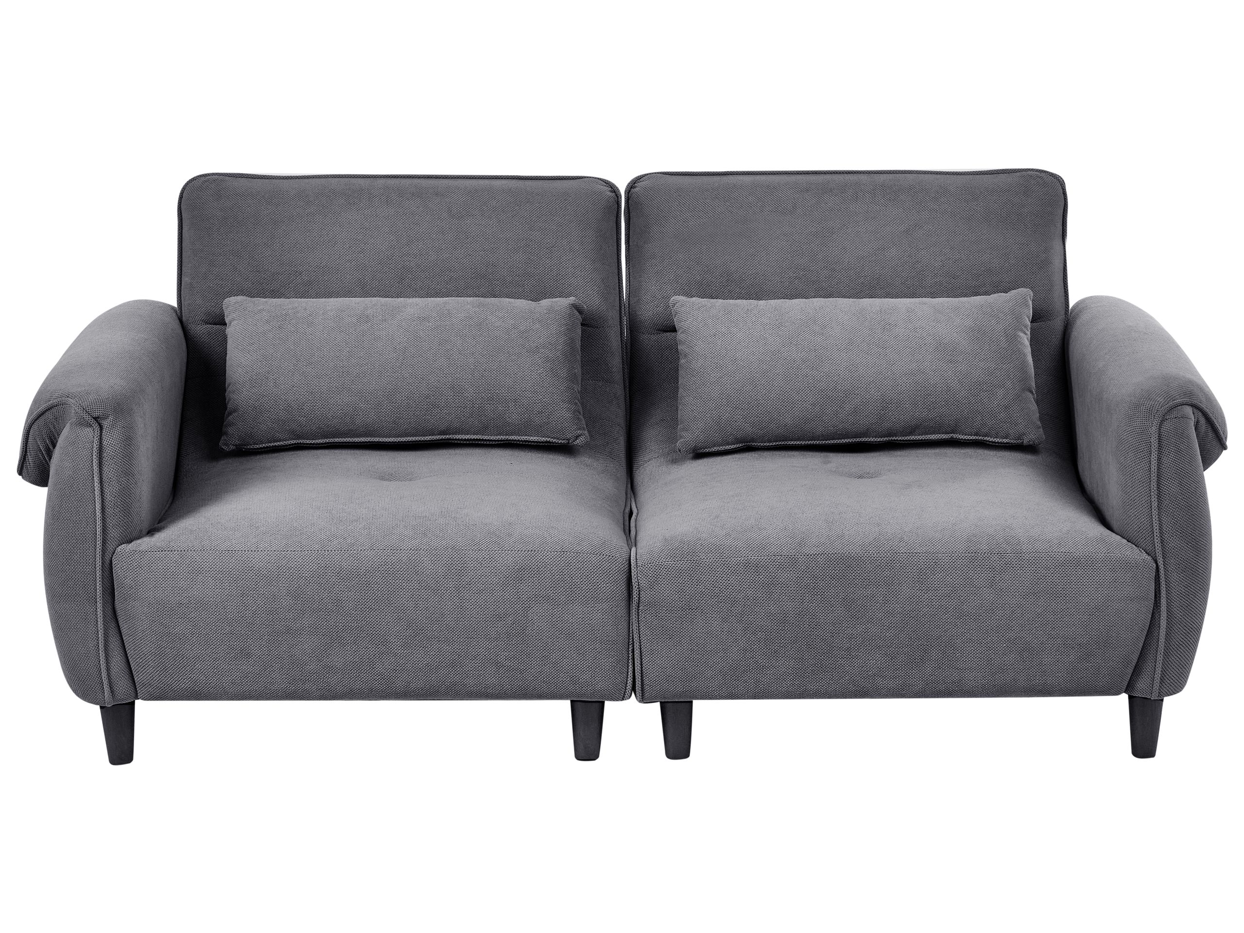 YATELY Fabric 3 Seater Sofa - Grey - Gemini Interiors