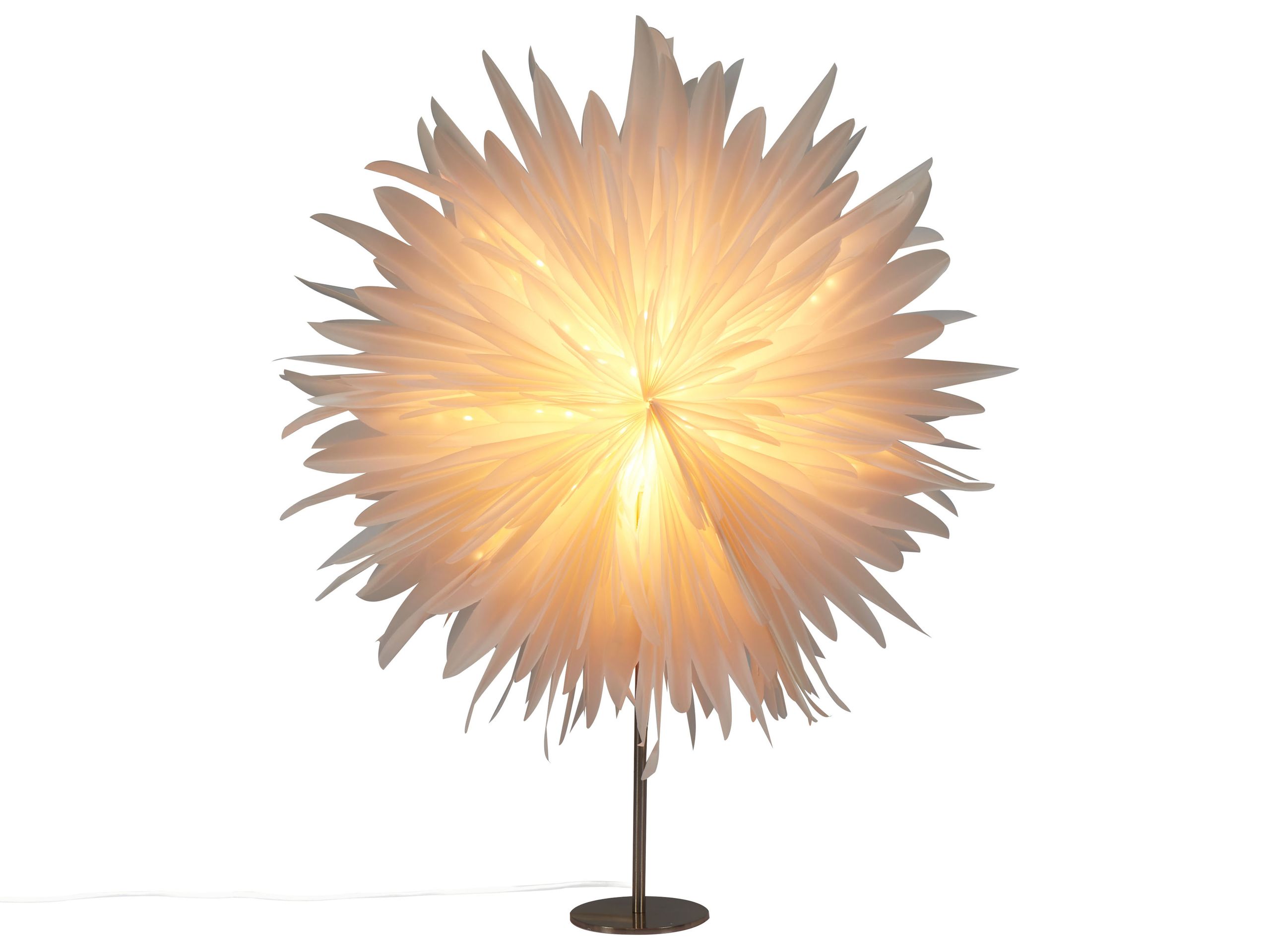 Decorative Lamp White SATOPANTH - Gemini Interiors