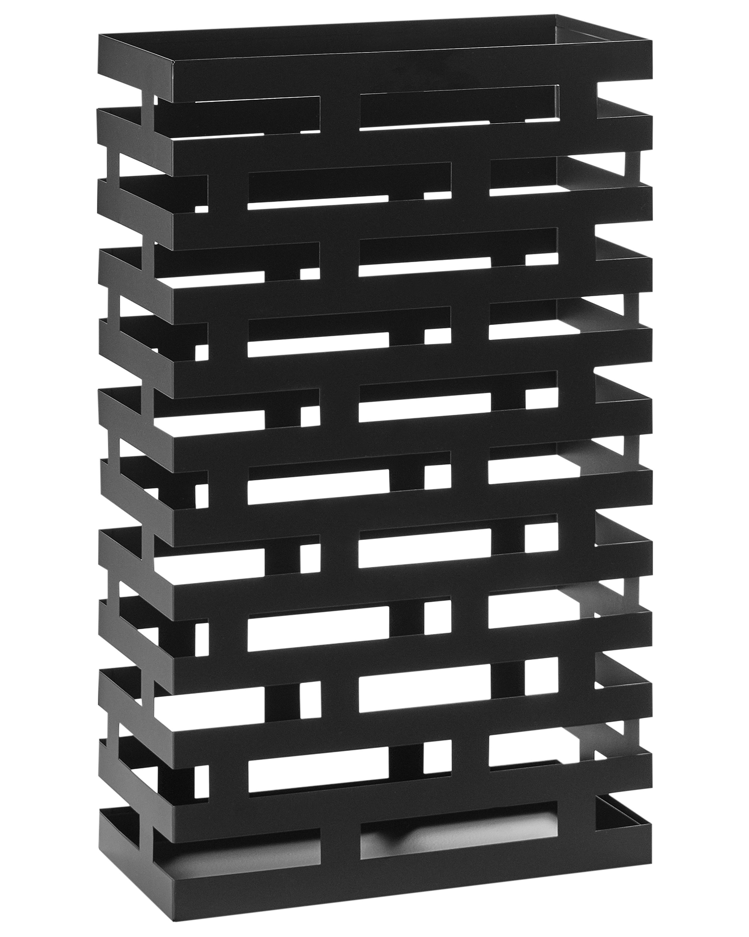 BROWDON Umbrella Stand Metal - Black - Gemini Interiors