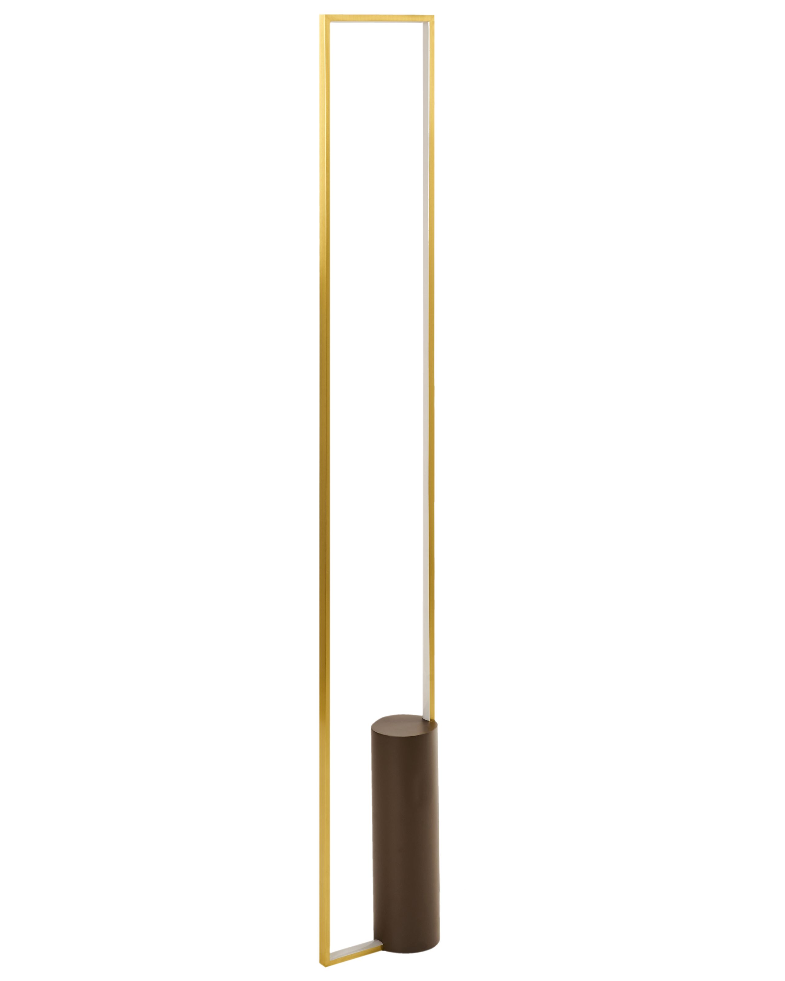 LED Floor Lamp PATRICIO Metal Gold - Gemini Interiors