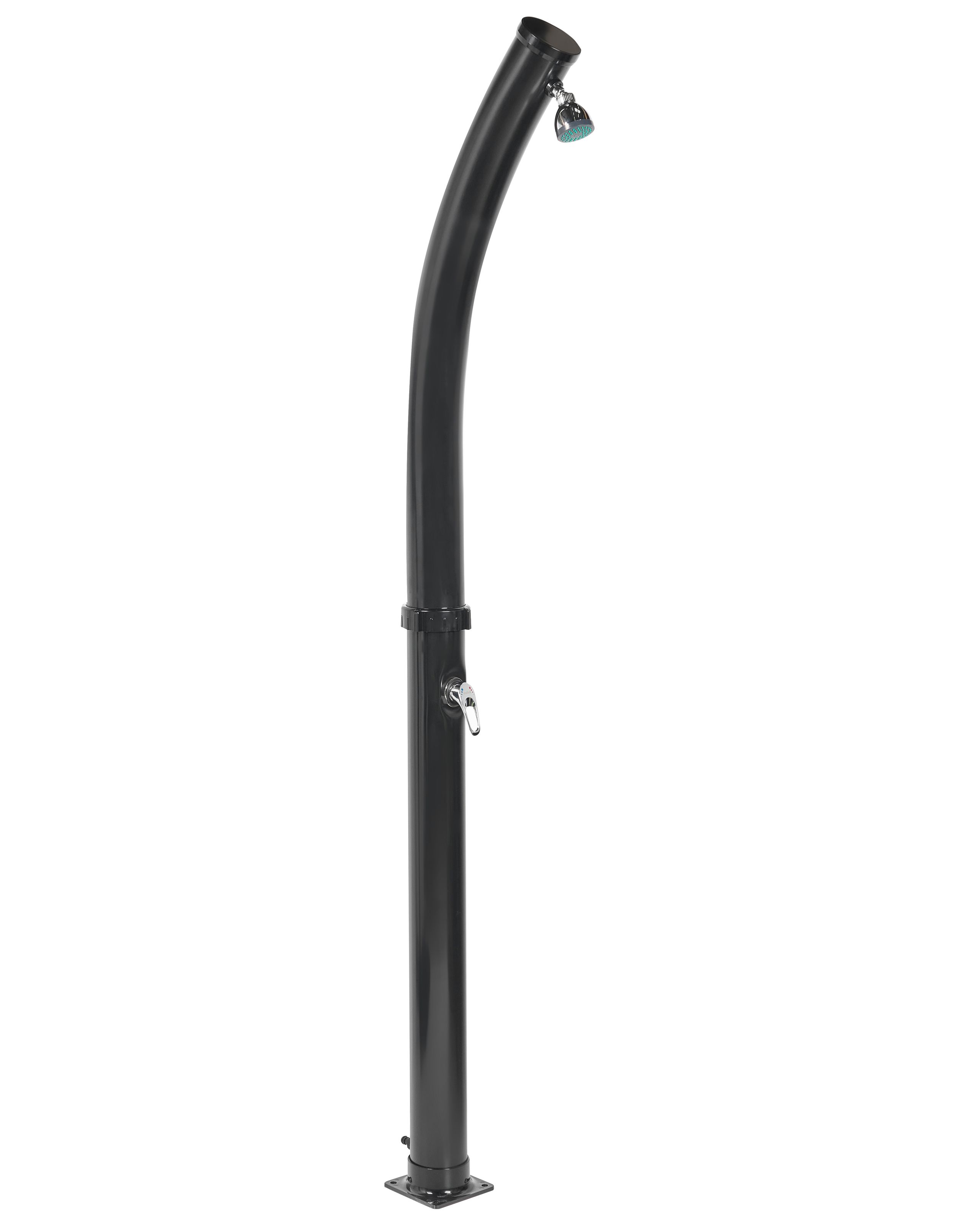 EAGNBAO Freestanding Outdoor Solar Shower Black - Gemini Interiors