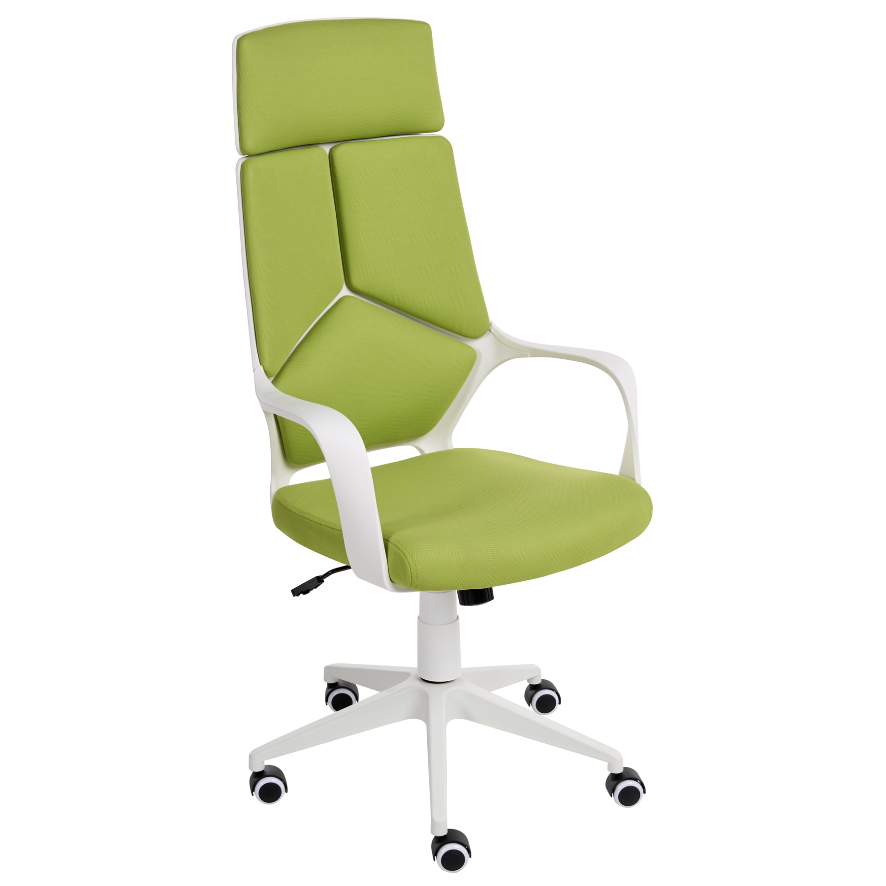 LARKWELL Fabric Office Chair - Lime Green - Gemini Interiors