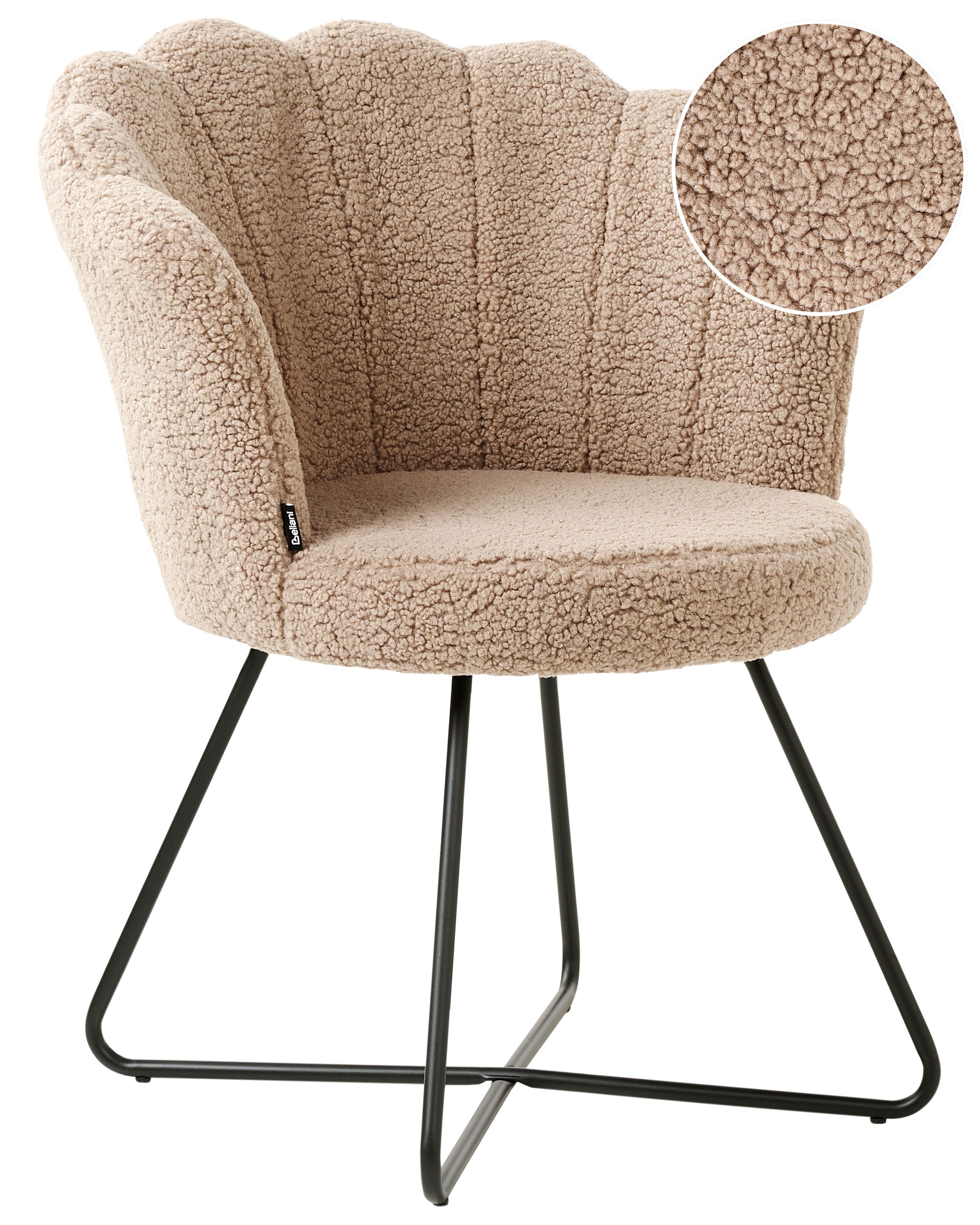 Armchair LOVELOCK Boucle Beige - Gemini Interiors