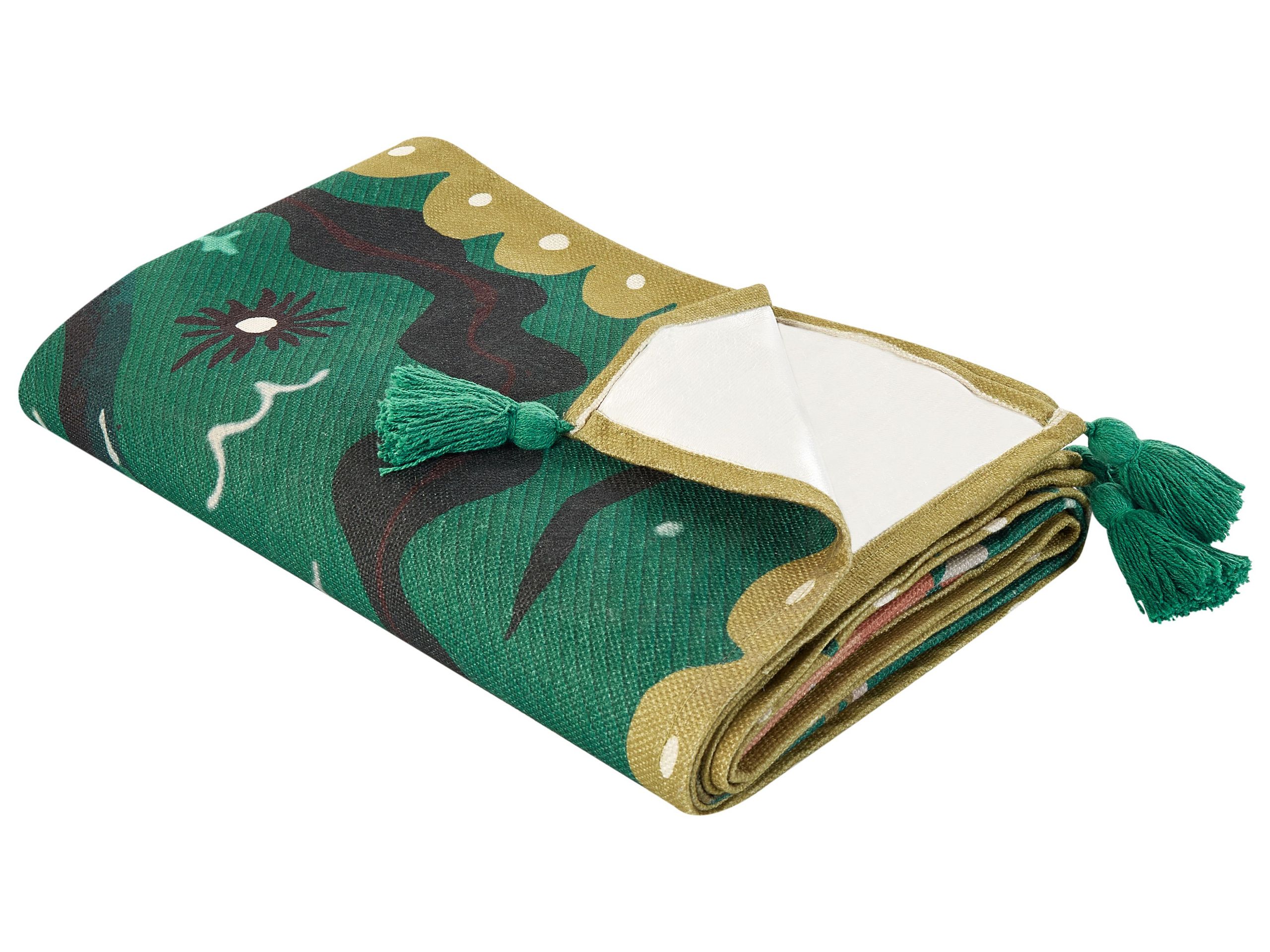 Picnic Blanket TUZIANI 200 x 200 cm Green - Gemini Interiors