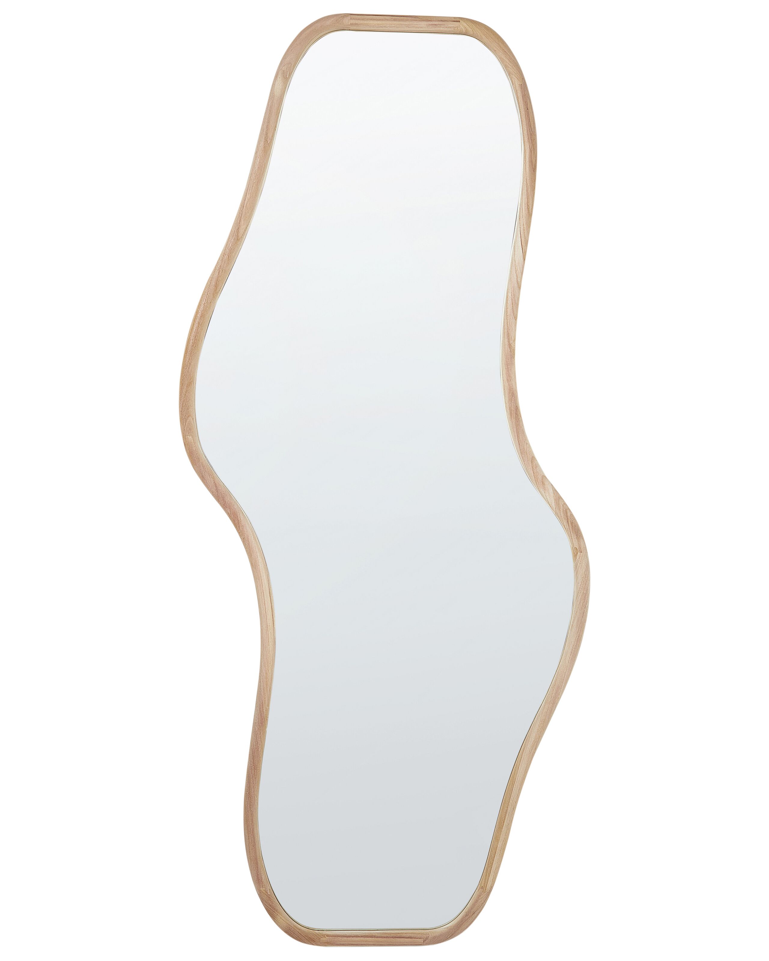 Wall Mirror BIOLLET 80 cm 180 cm Wood Natural - Gemini Interiors
