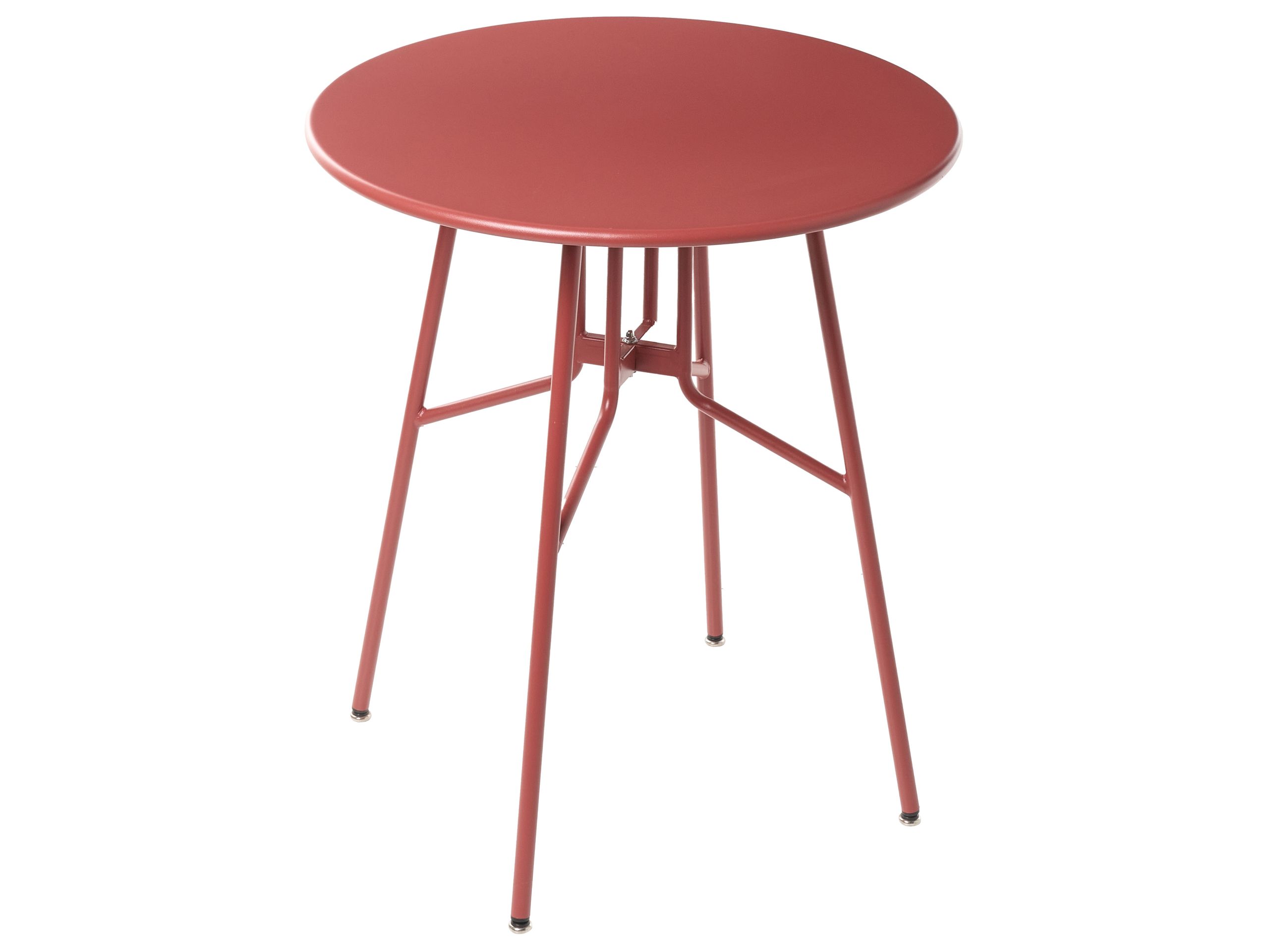 MIDFORD Metal Bistro Table - Red - Gemini Interiors
