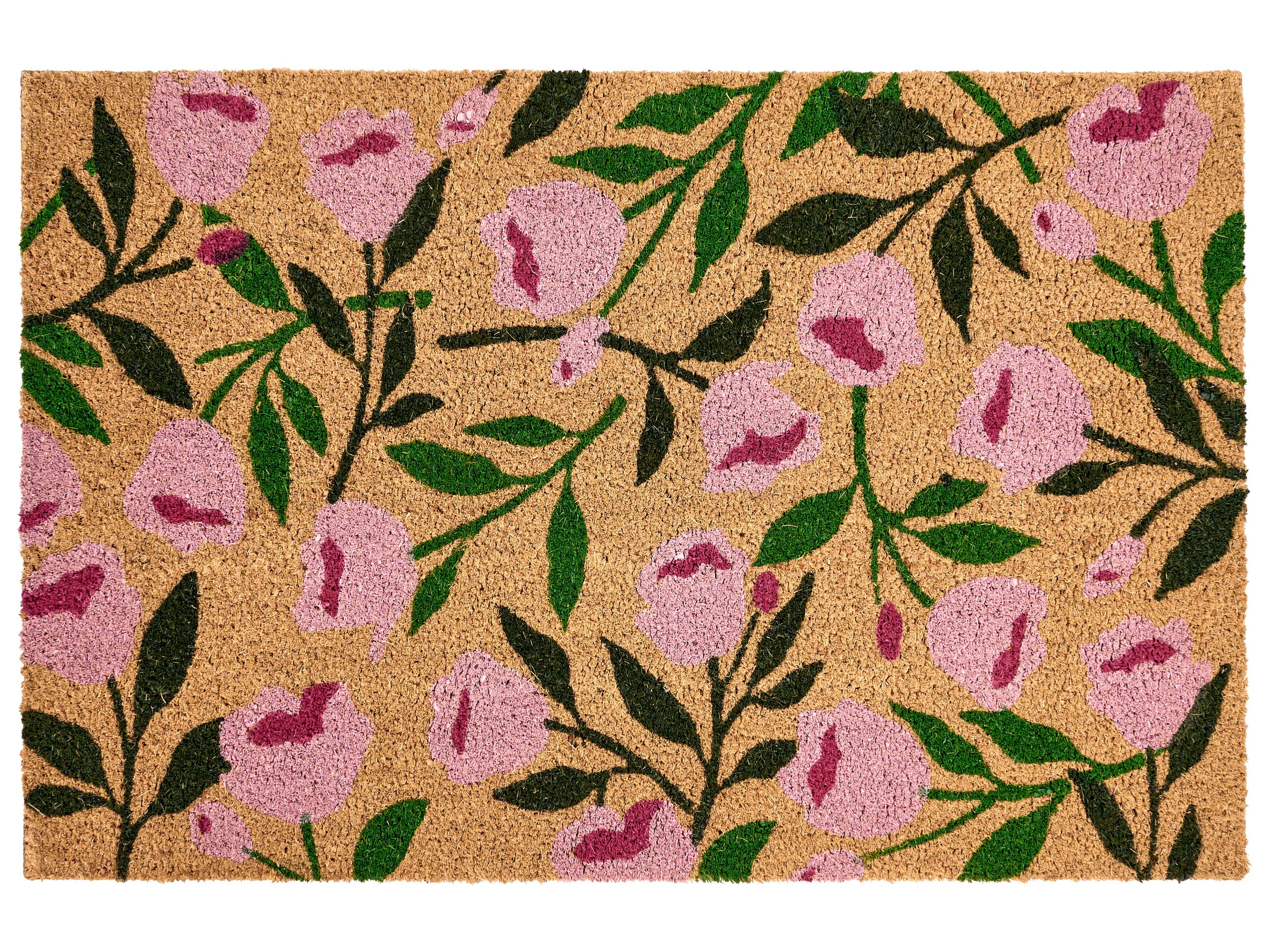 OXENLEIGH Flower Coir Doormat - Natural - Gemini Interiors