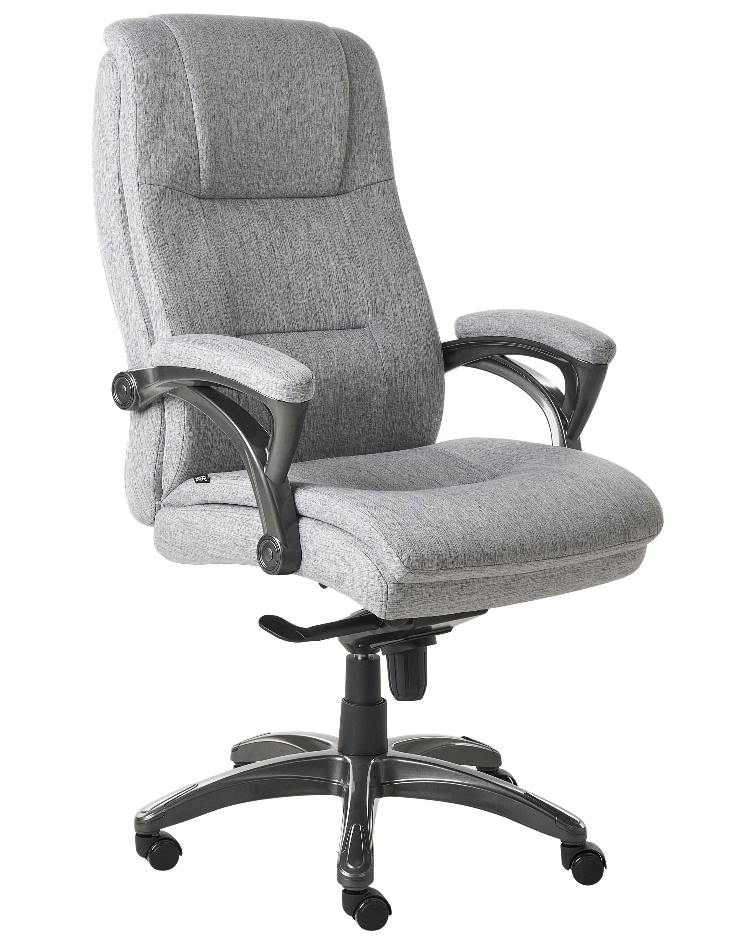 OAKFORDEN Linen Executive Office Chair - Grey - Gemini Interiors