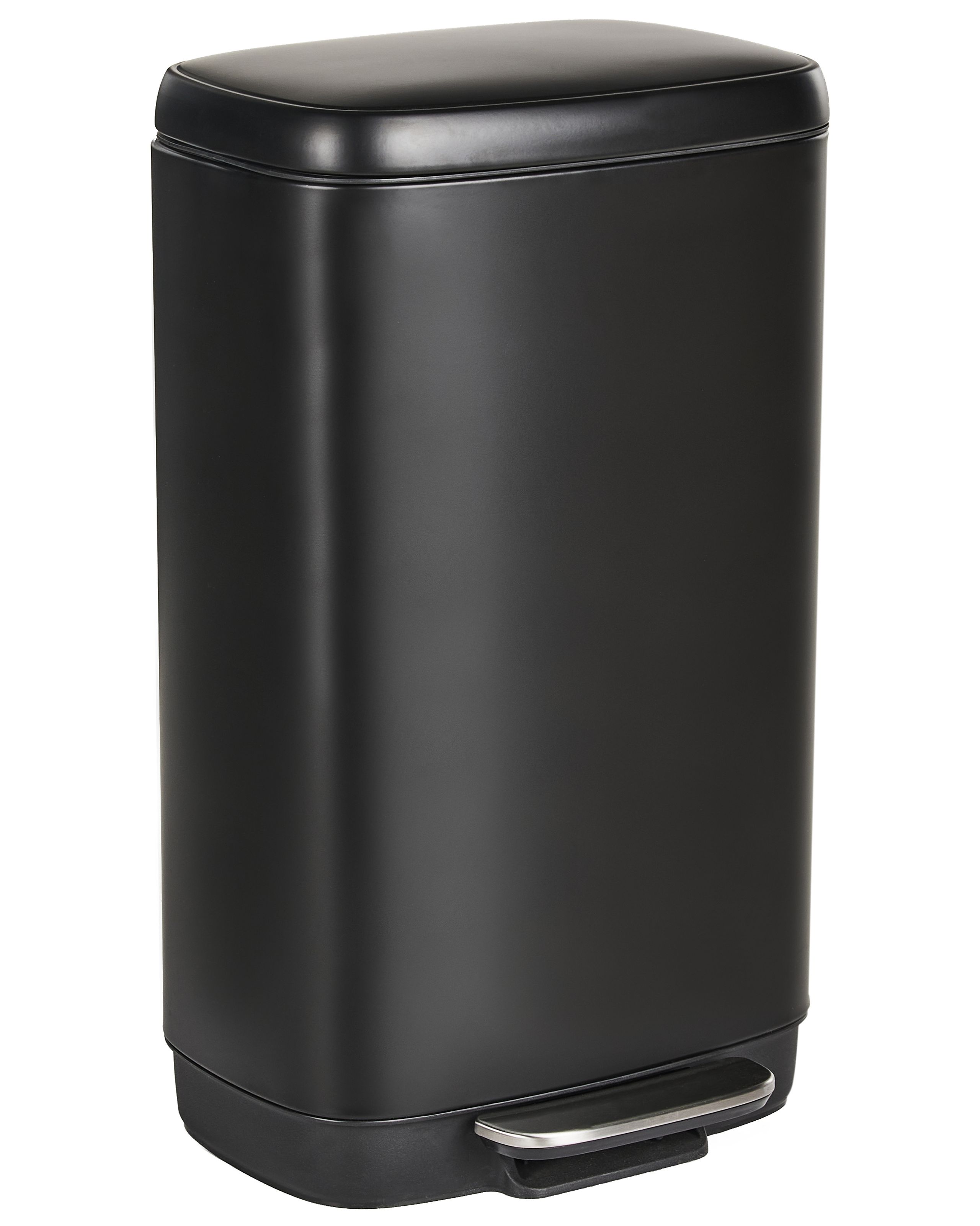 AMBLETHORPE Pedal Waste Bin Metal - Black - Gemini Interiors