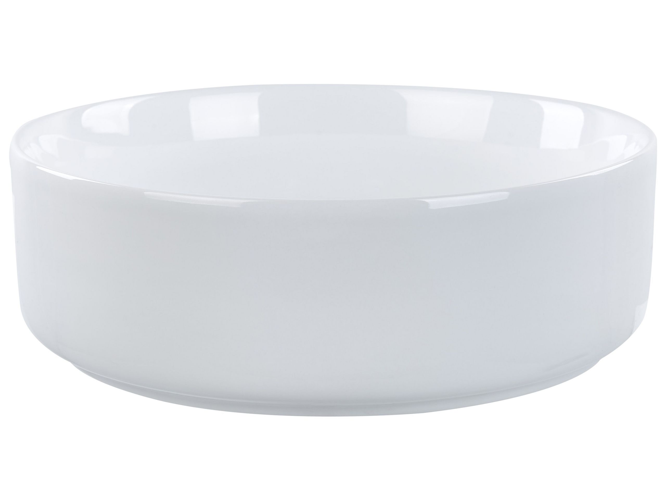Ceramic Countertop Basin Diameter 360 mm White CALIG - Gemini Interiors
