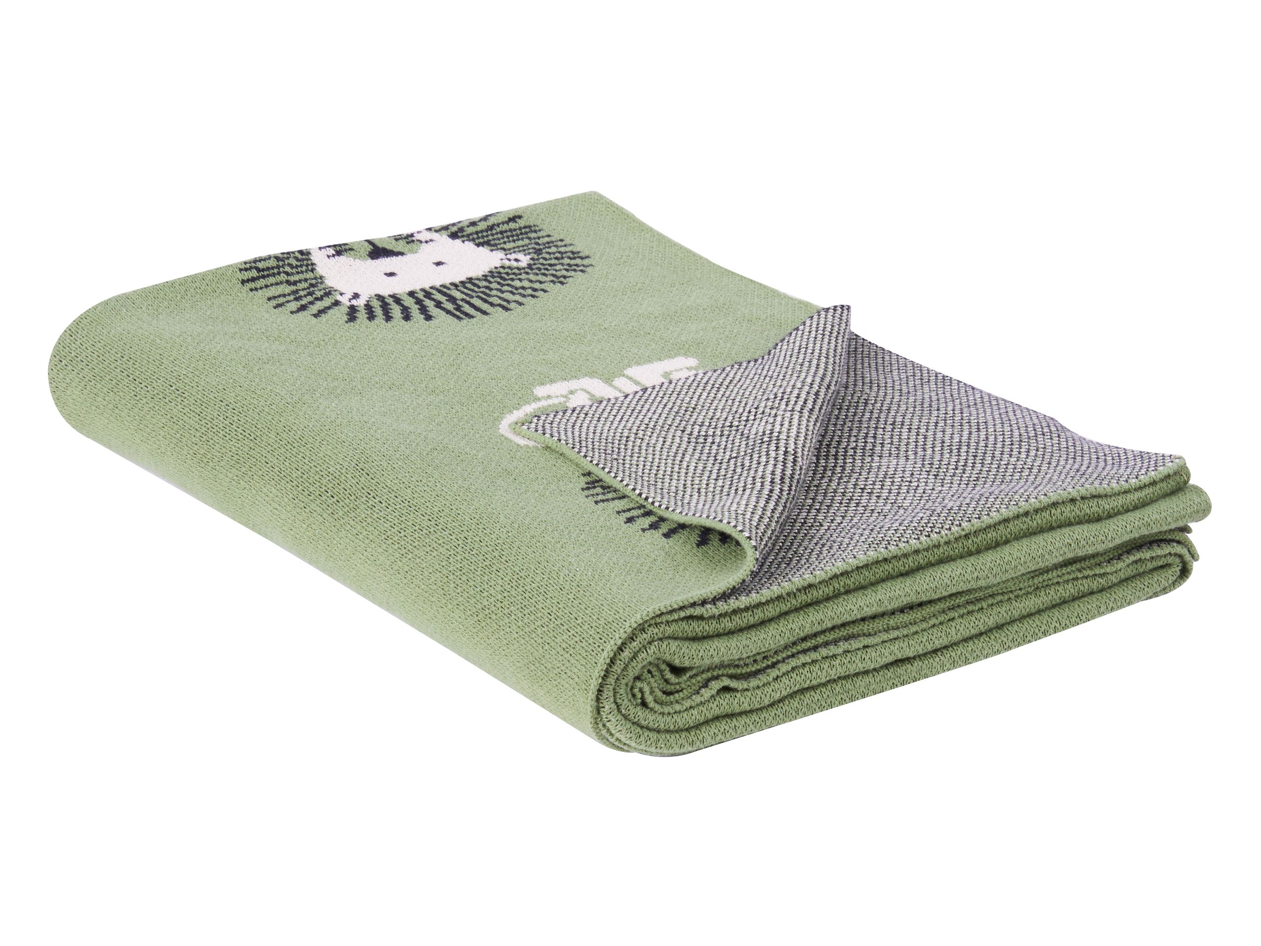 Blanket RUSAMI Cotton 130 x 170 cm Green - Gemini Interiors