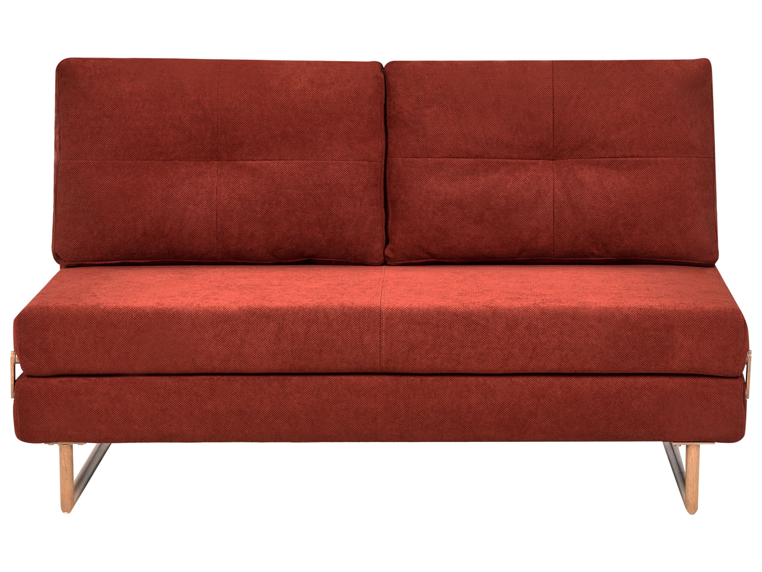 COMDEN Fabric 3 Seater Sofa Bed - Red - Gemini Interiors