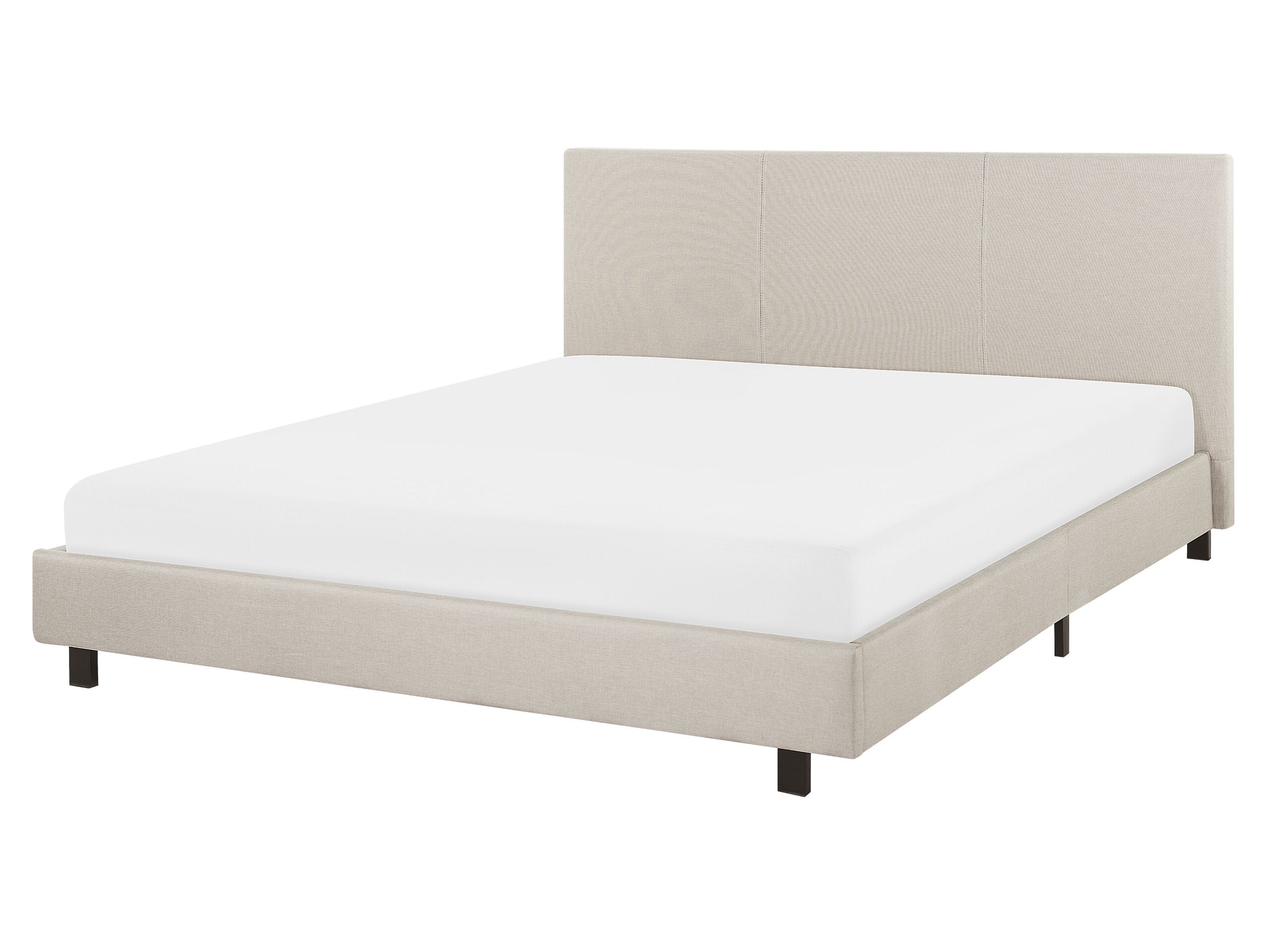 ALKEA Waterbed Fabric 160 x 200cm EU Kingsize Bedframe Beige - Gemini Interiors