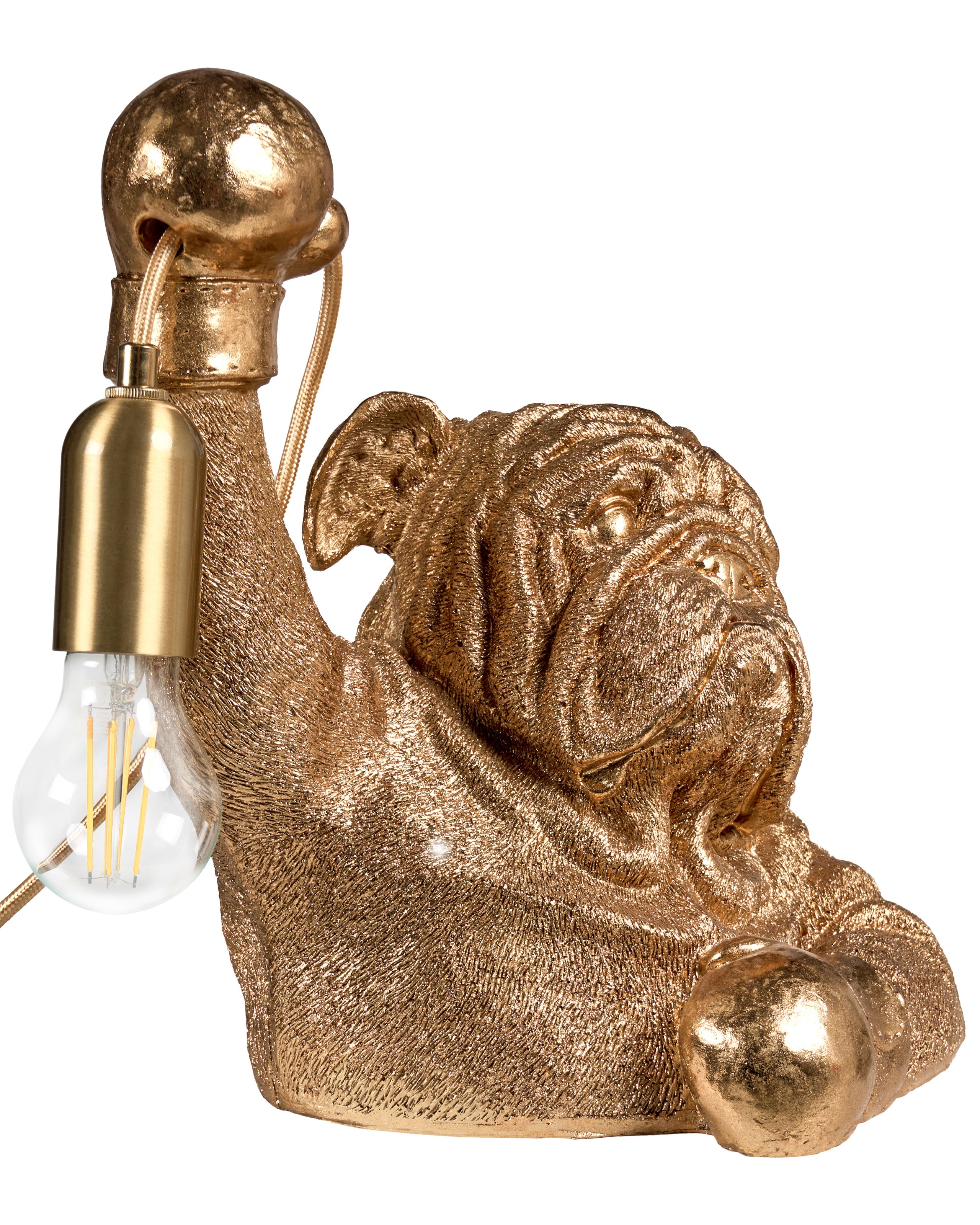 CHALBOURNE Table Lamp Dog - Gold - Gemini Interiors