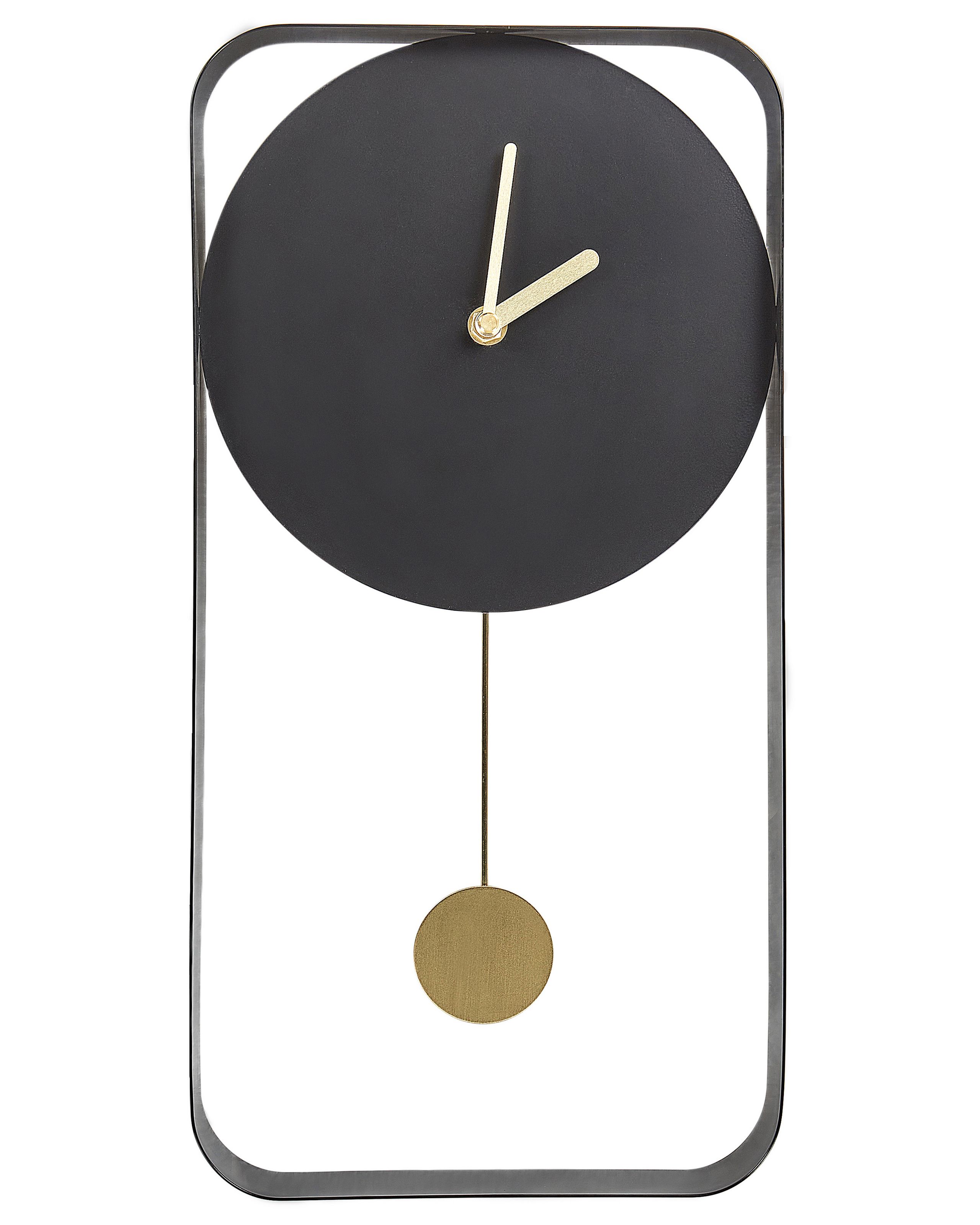 Wall Clock SERVOZ 21 cm Metal Black - Gemini Interiors