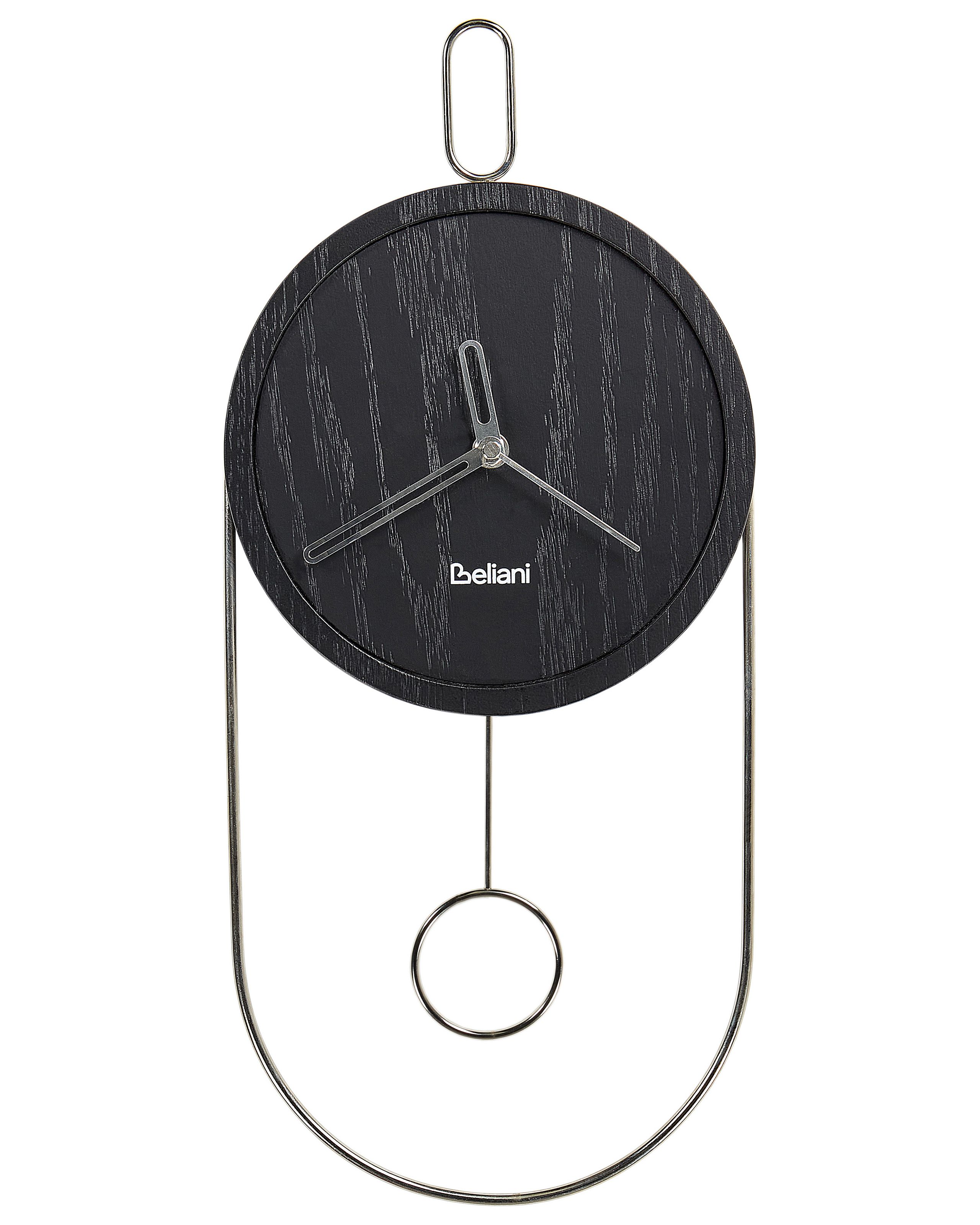 Wall Clock SIERRE 20 cm Black - Gemini Interiors