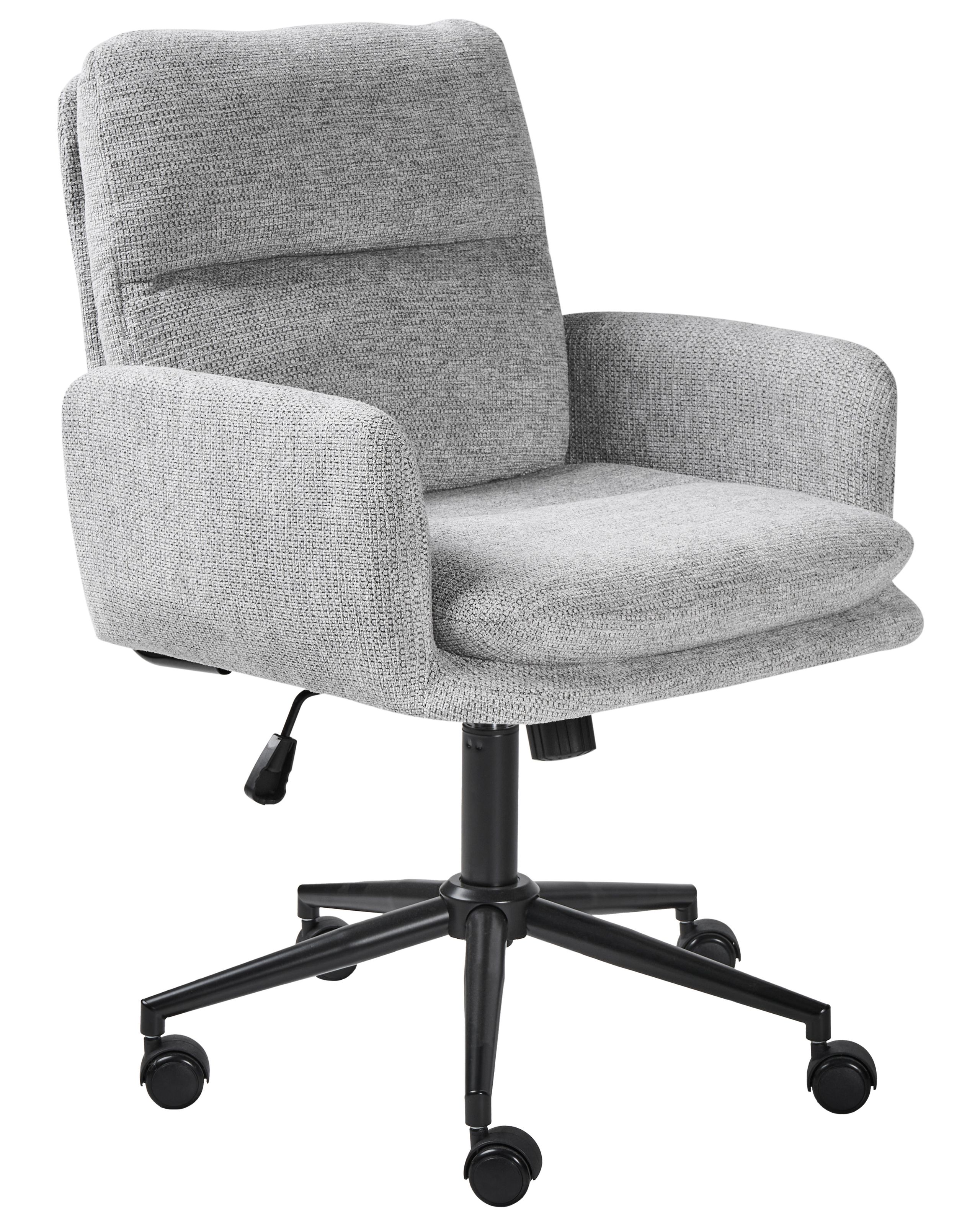 KILWORTH Fabric Office Chair - Grey - Gemini Interiors