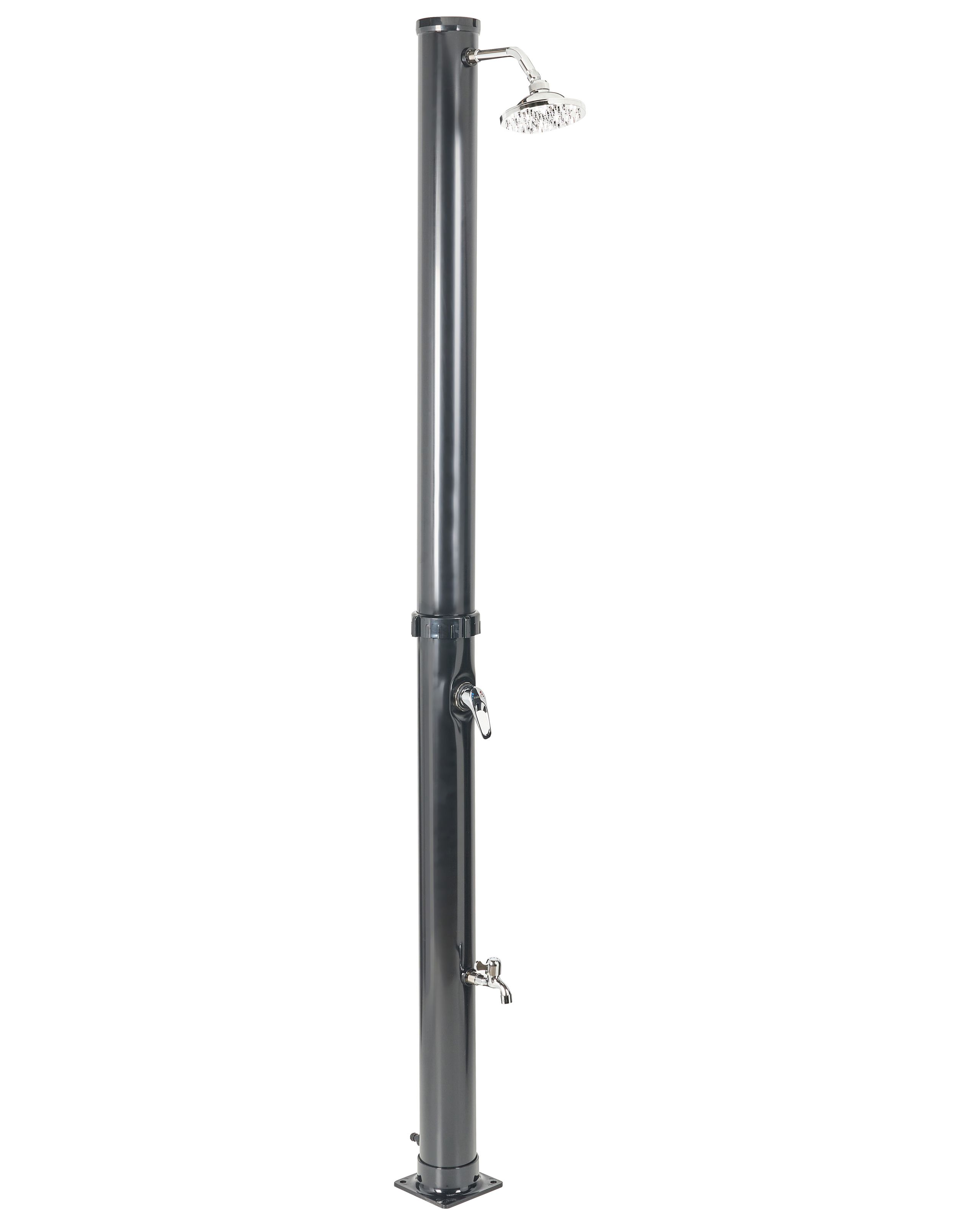 ILQUE Freestanding Outdoor Solar Shower Black - Gemini Interiors
