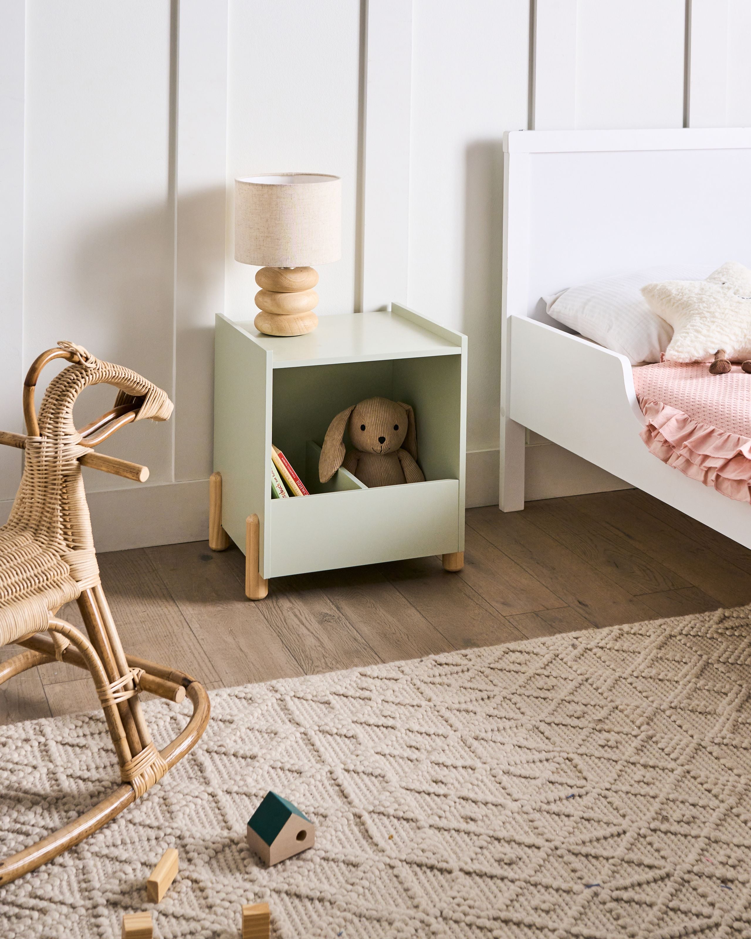 BORVEX Bedside Bedside Table - Light Green - Gemini Interiors