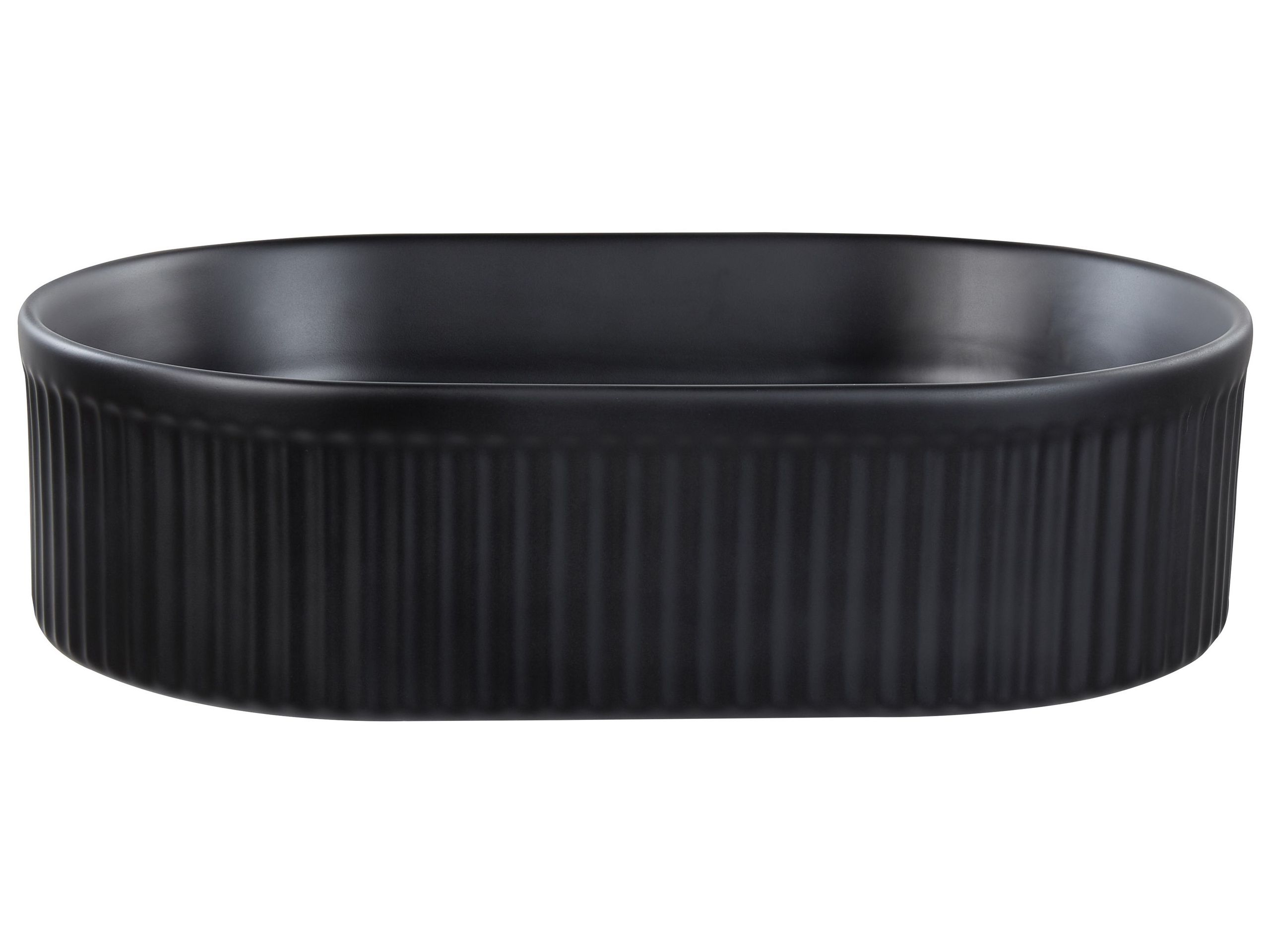 Ceramic Countertop Basin 490 x 310 mm Black GELDO - Gemini Interiors