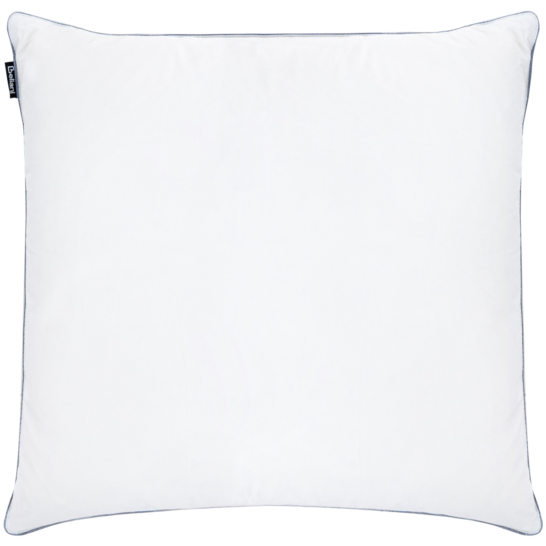BRAVONE 3-Chamber Bed Pillow Low Duck Feathers and Down 80 x 80 cm - White - Gemini Interiors