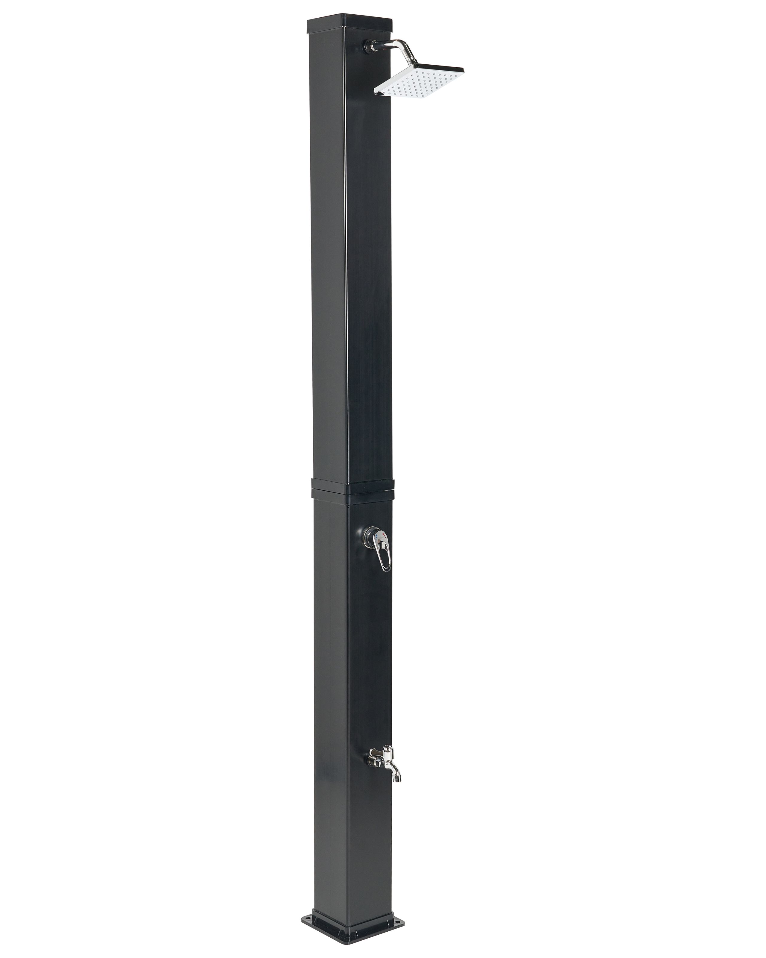 YAUACRY Freestanding Outdoor Solar Shower Black - Gemini Interiors