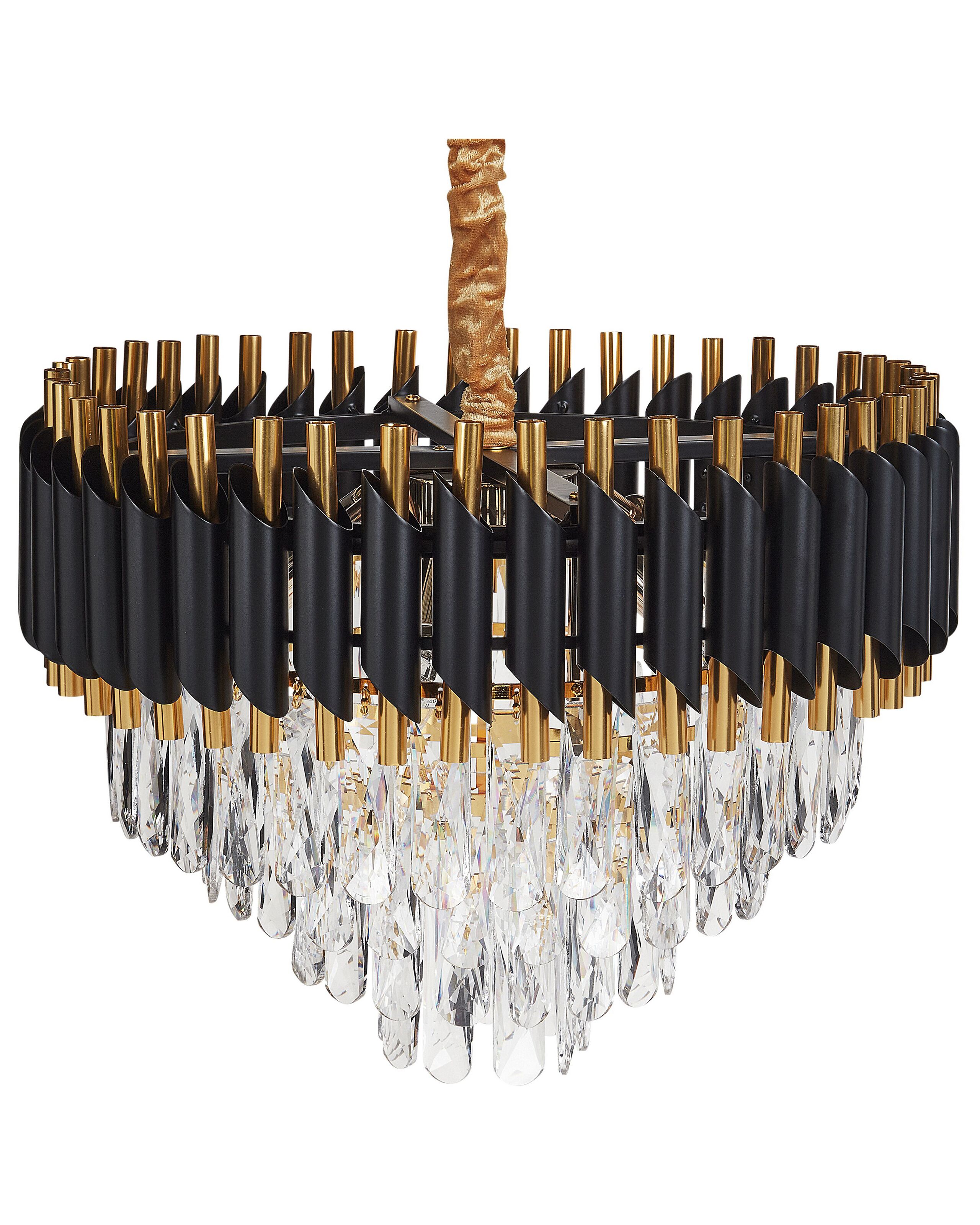 Chandelier ABELLAS Metal Gold - Gemini Interiors