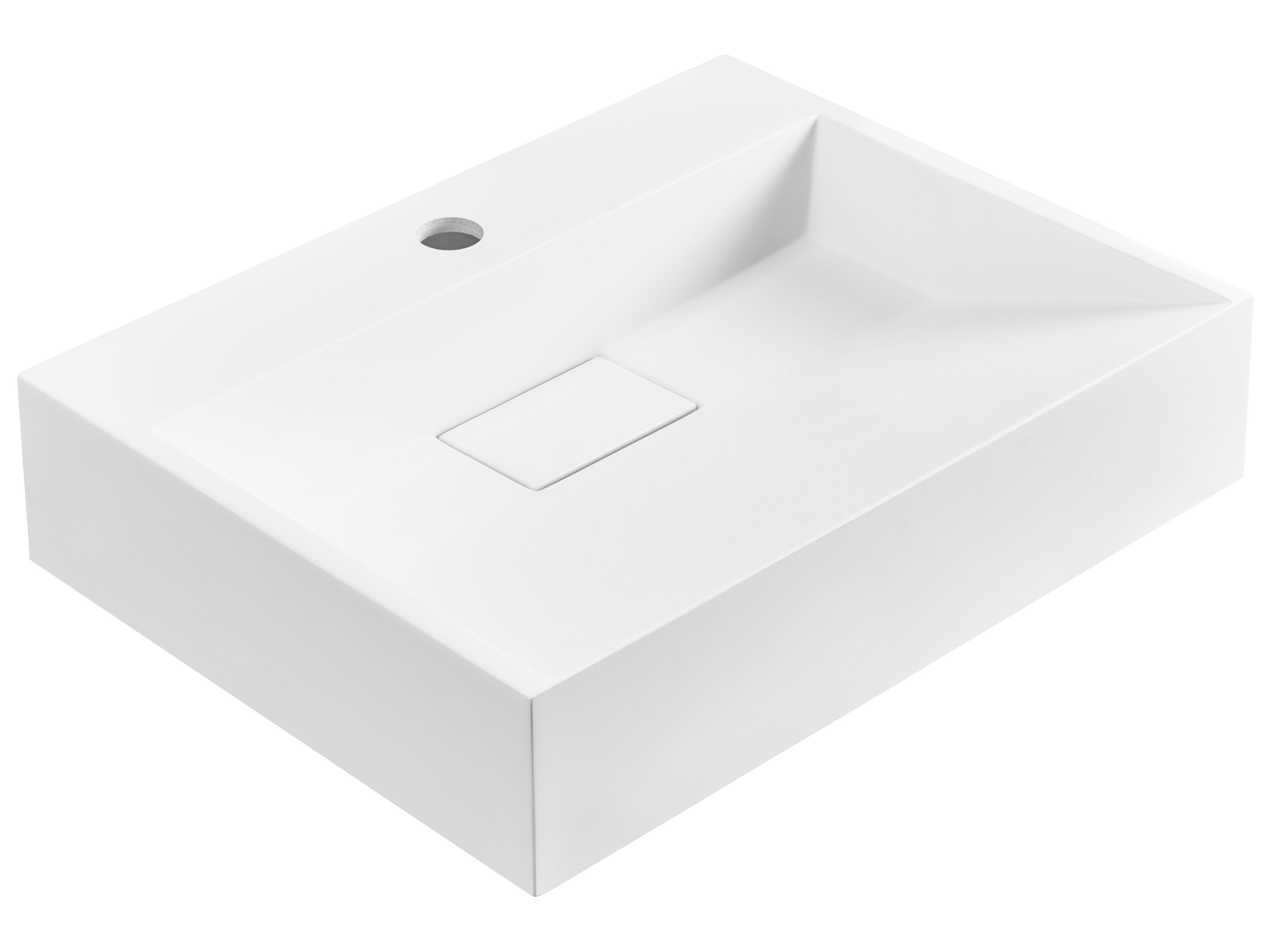 EUQNKO Wall Hung Basin 500 x 380 mm White - Gemini Interiors