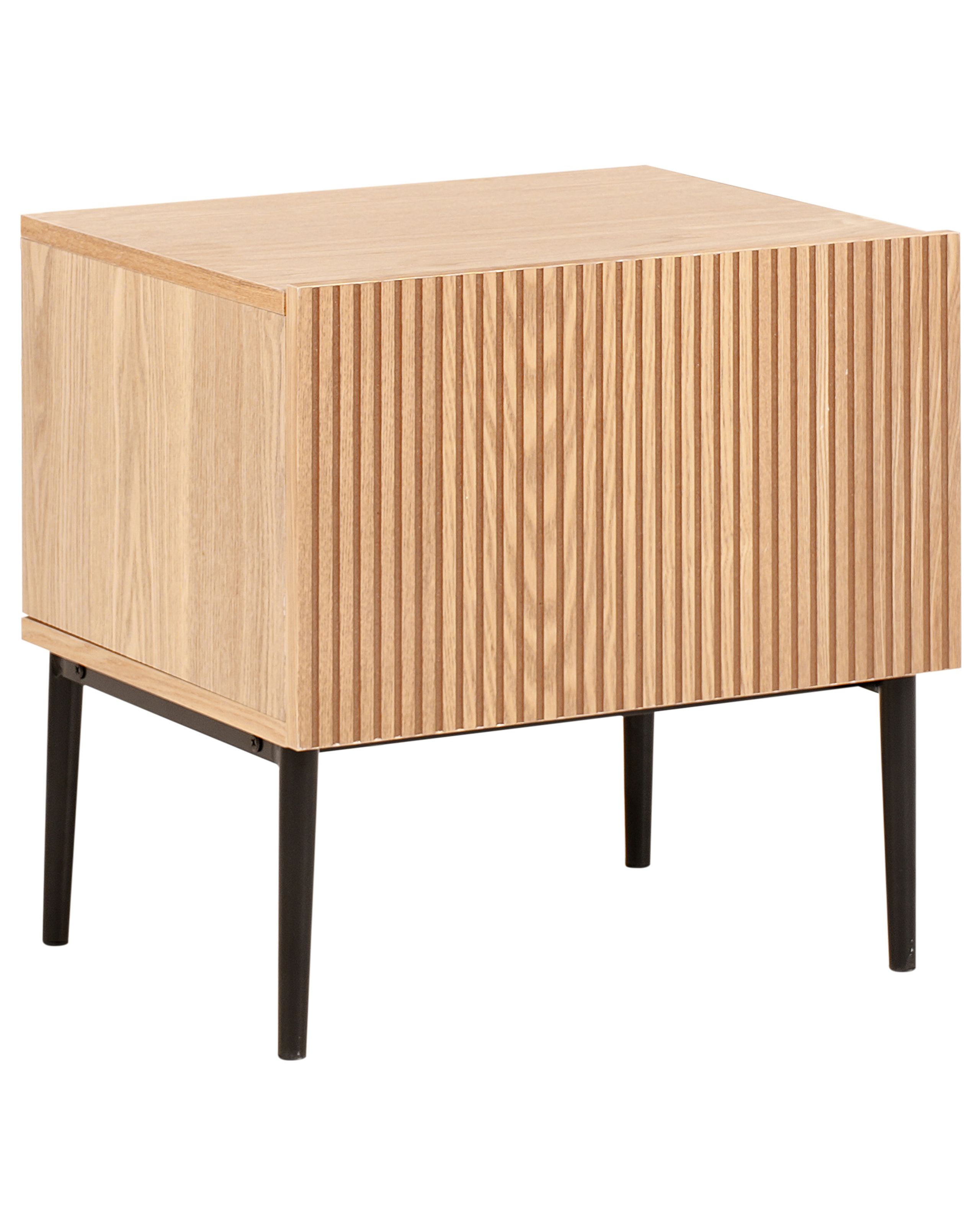 YLBTHE Bedside Table Natural Ash Wood - Gemini Interiors