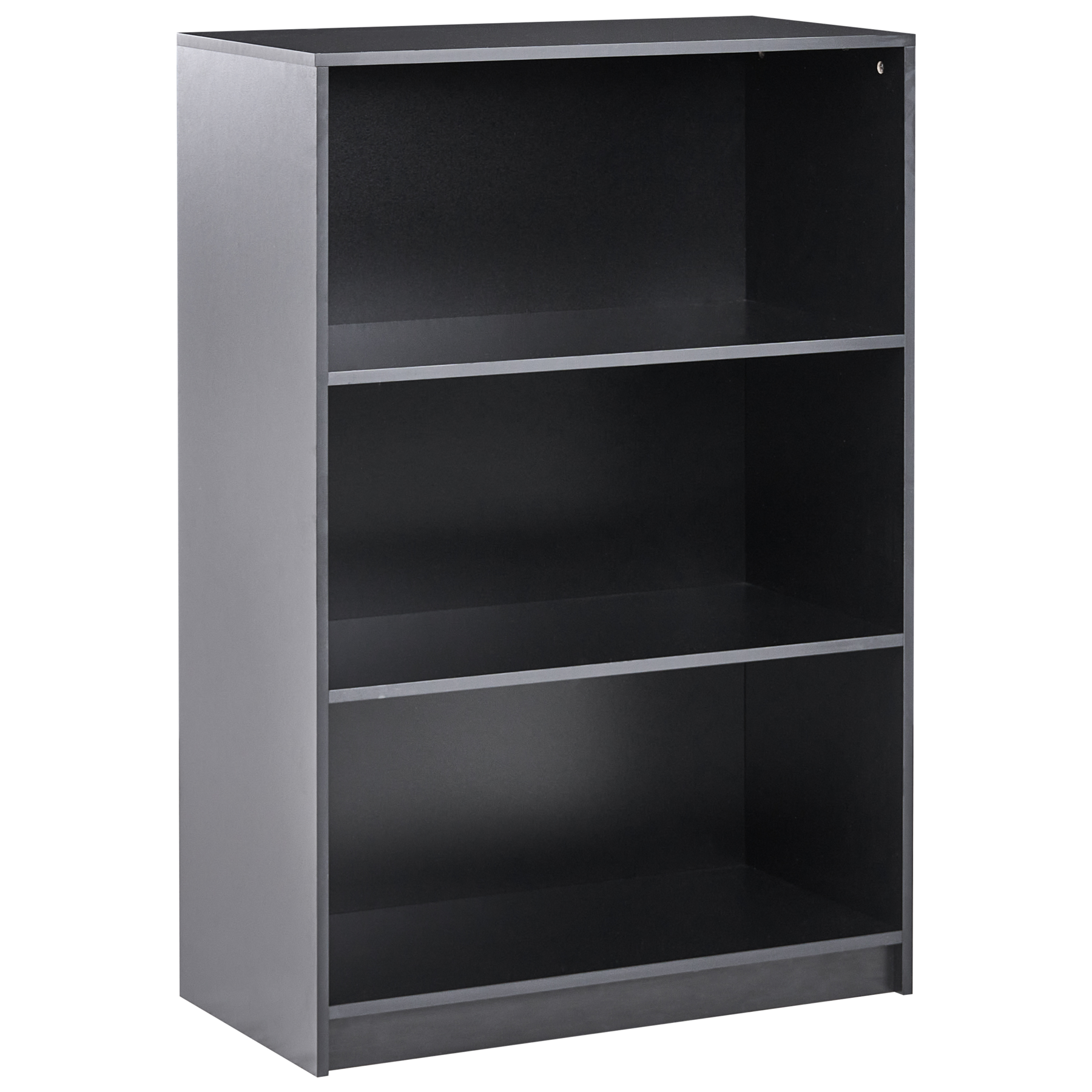 ZNHEA II 3 Tier Bookcase 117cm - Black - Gemini Interiors