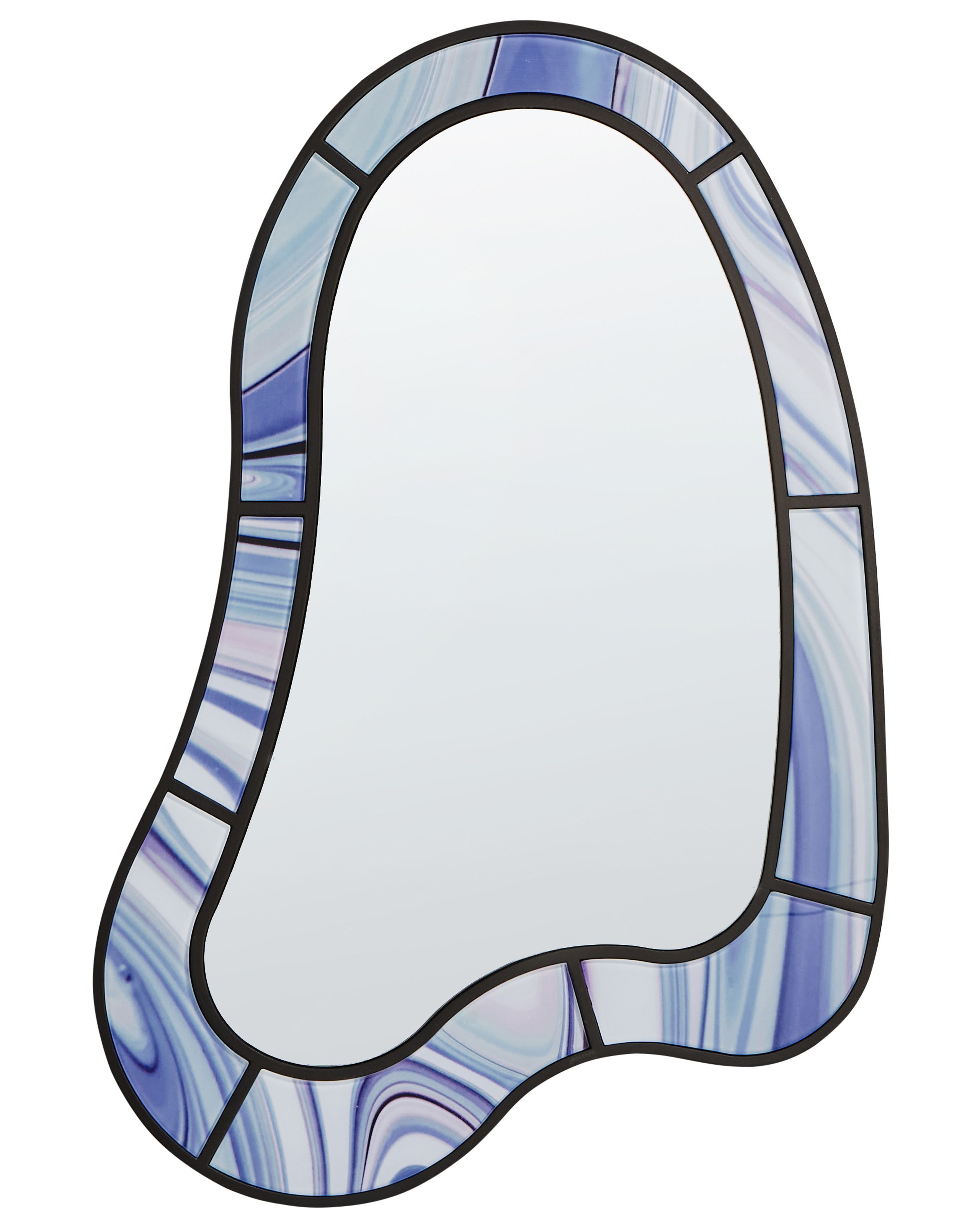 Wall Mirror MONTSEC 49 cm 83 cm Violet - Gemini Interiors