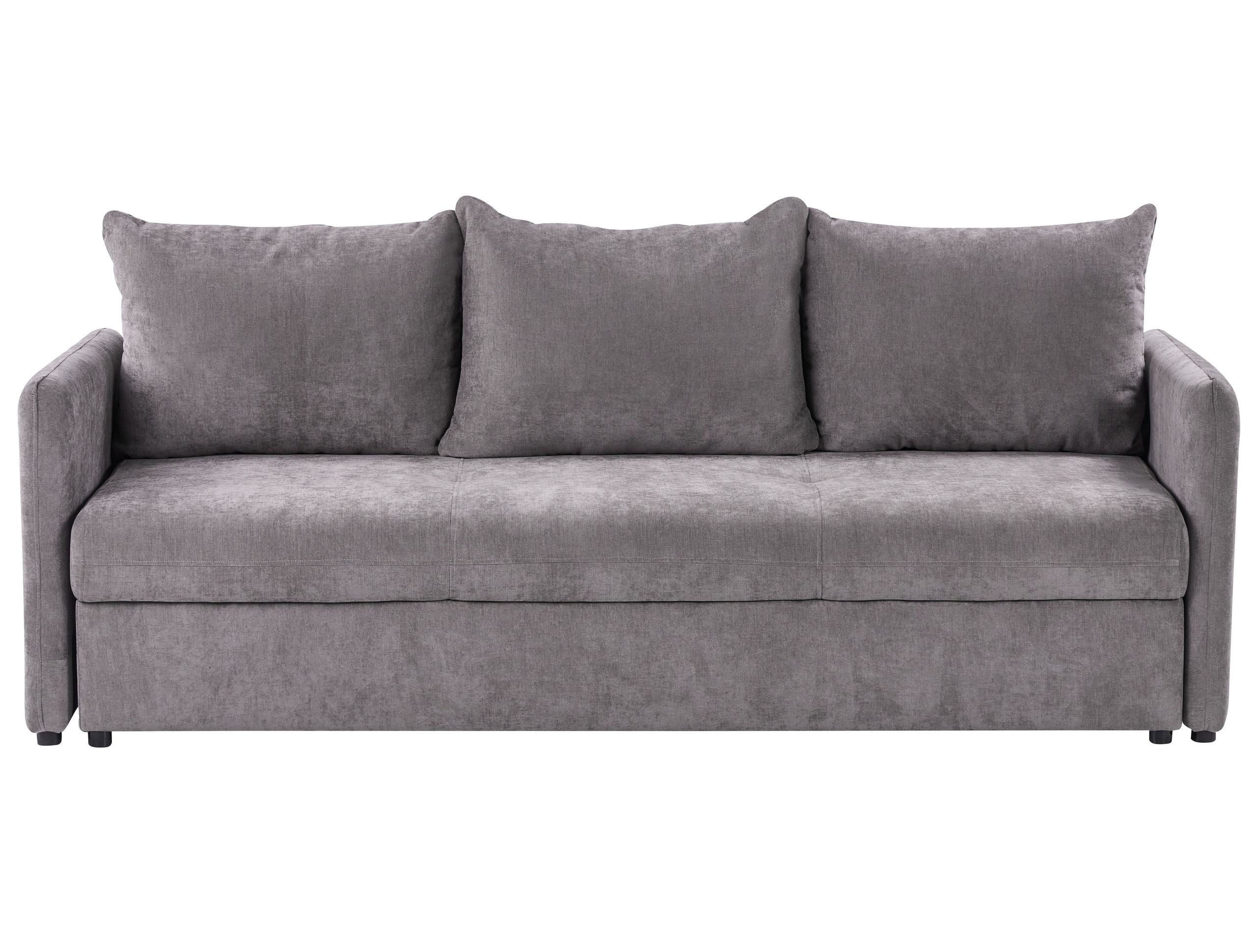 3 Seater Sofabed - HOLNES Fabric Taupe - Gemini Interiors