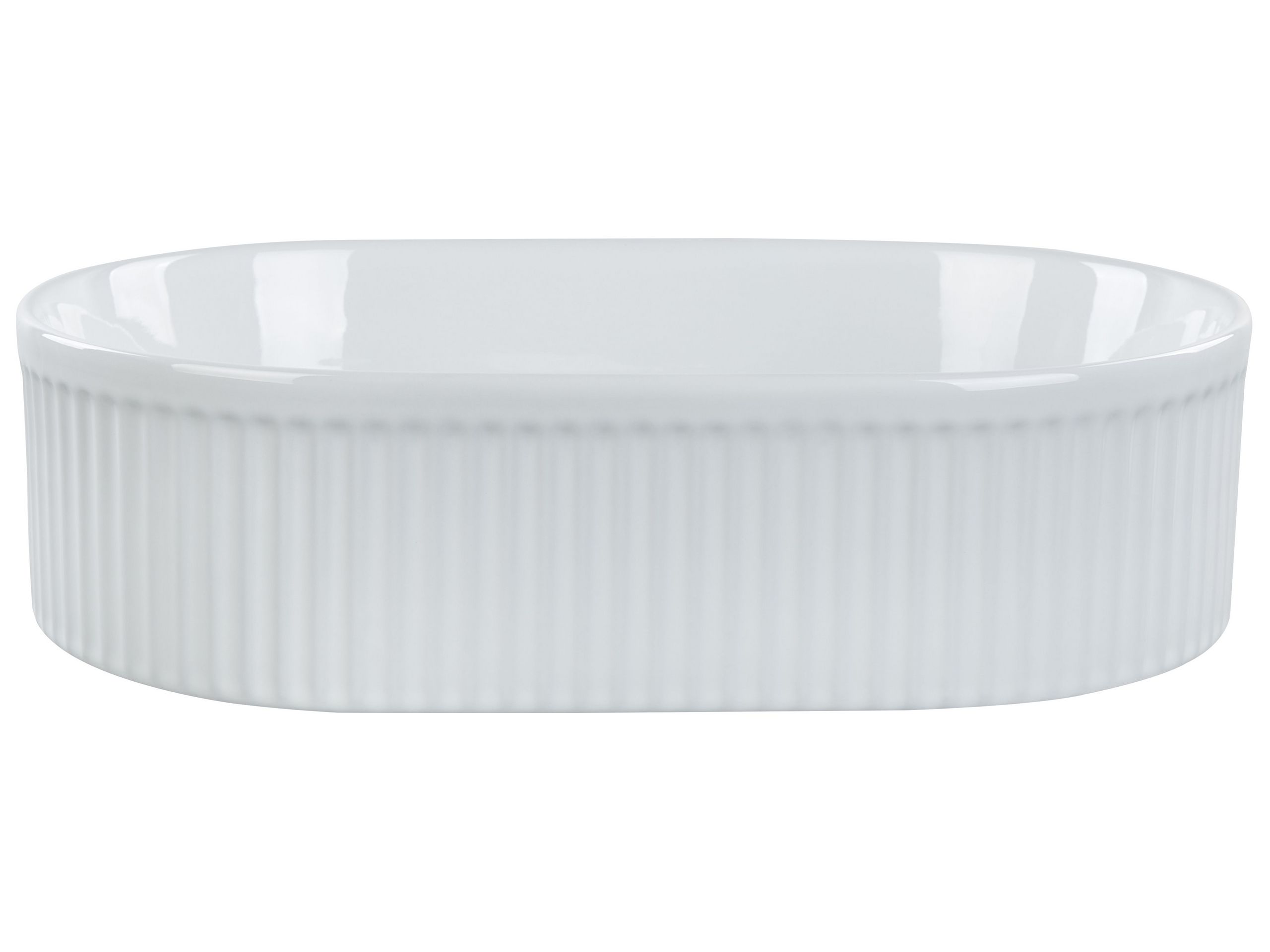 Ceramic Countertop Basin 490 x 310 mm White GELDO - Gemini Interiors