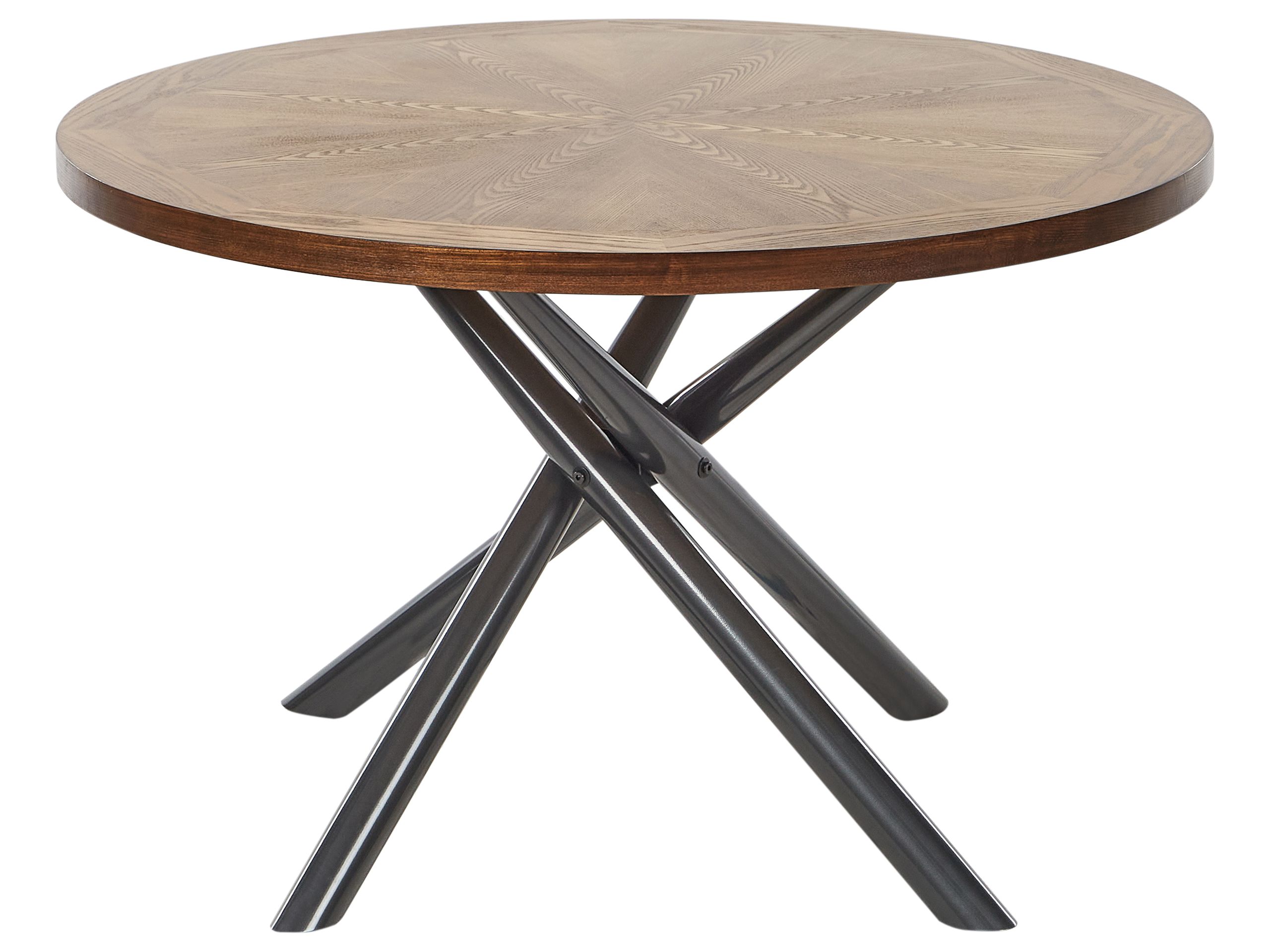 Dining Table LORENZO Brown 120 cm 120 cm Wood - Gemini Interiors