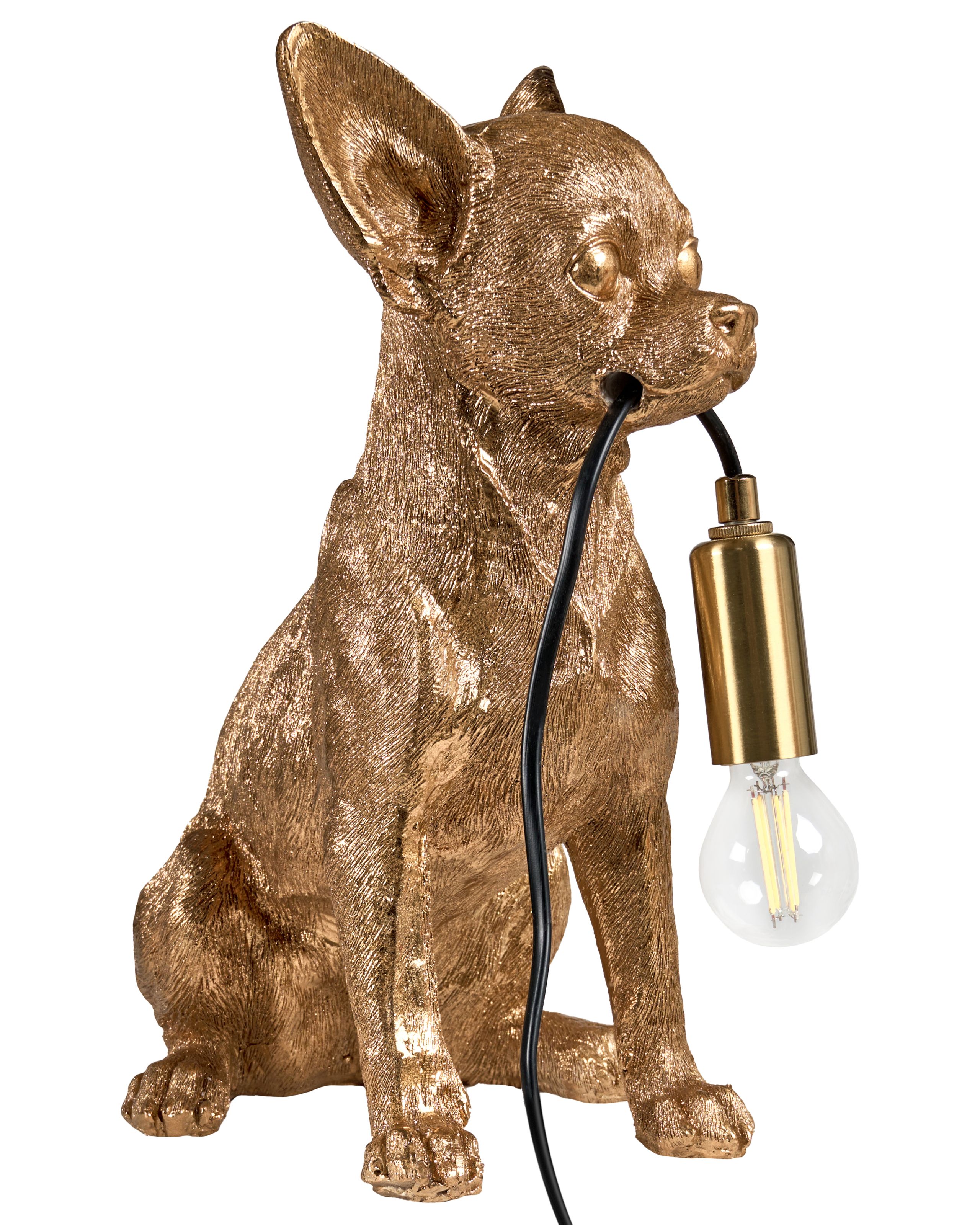 CASTLEWELL Table Lamp Dog - Gold - Gemini Interiors