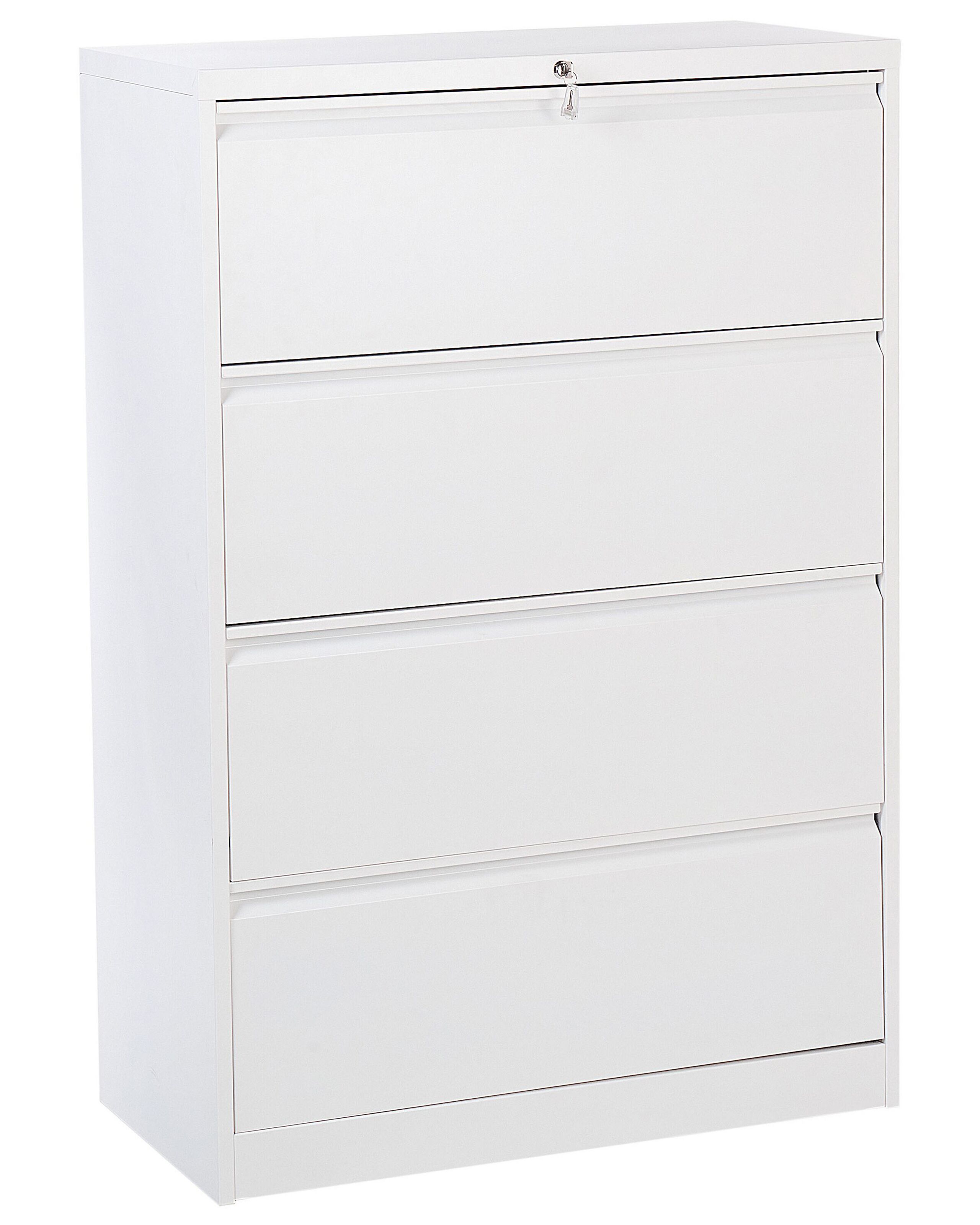 Storage Unit HALITE Metal White - Gemini Interiors