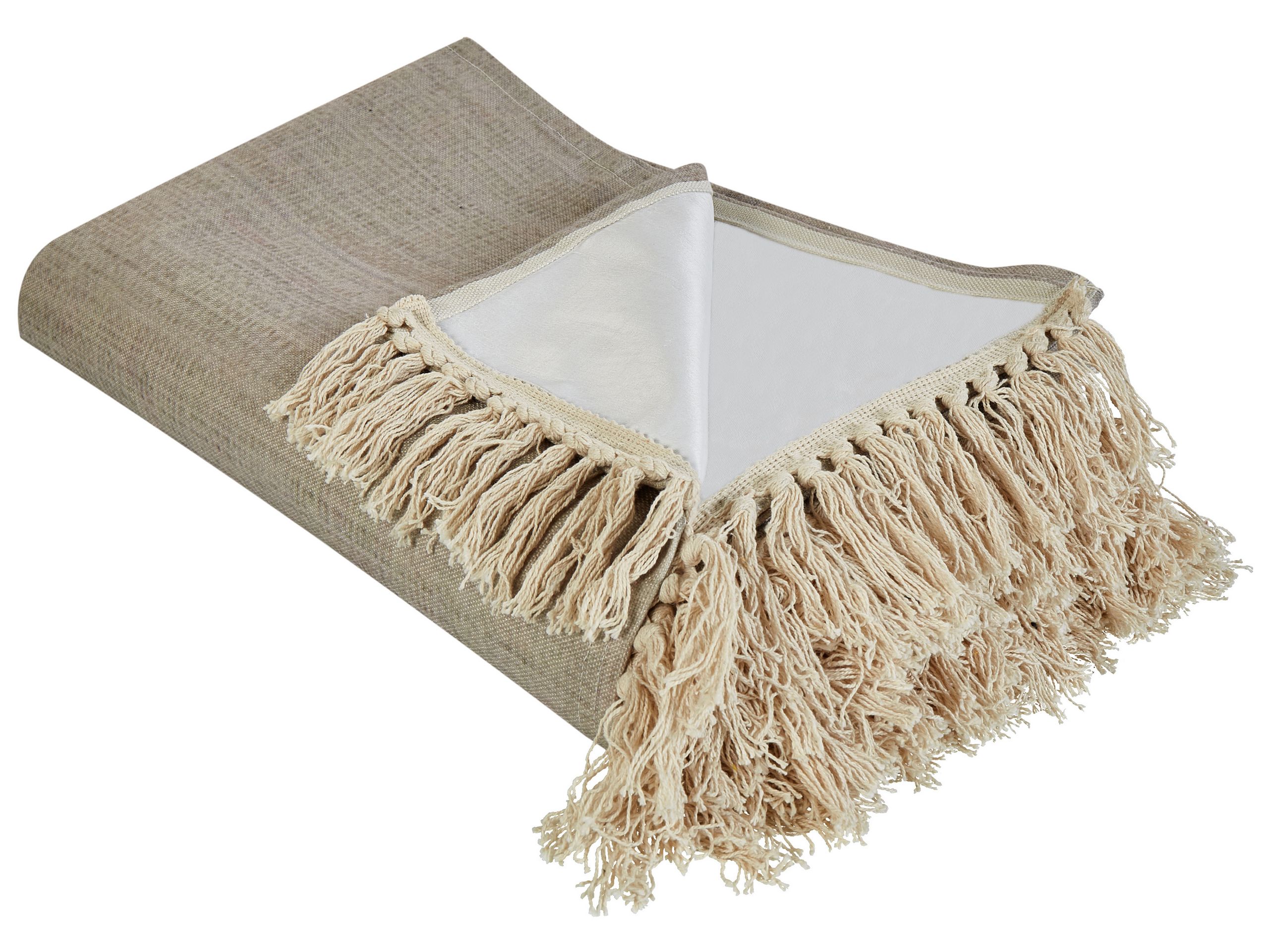 Picnic Blanket DHANDI 200 x 200 cm Taupe - Gemini Interiors