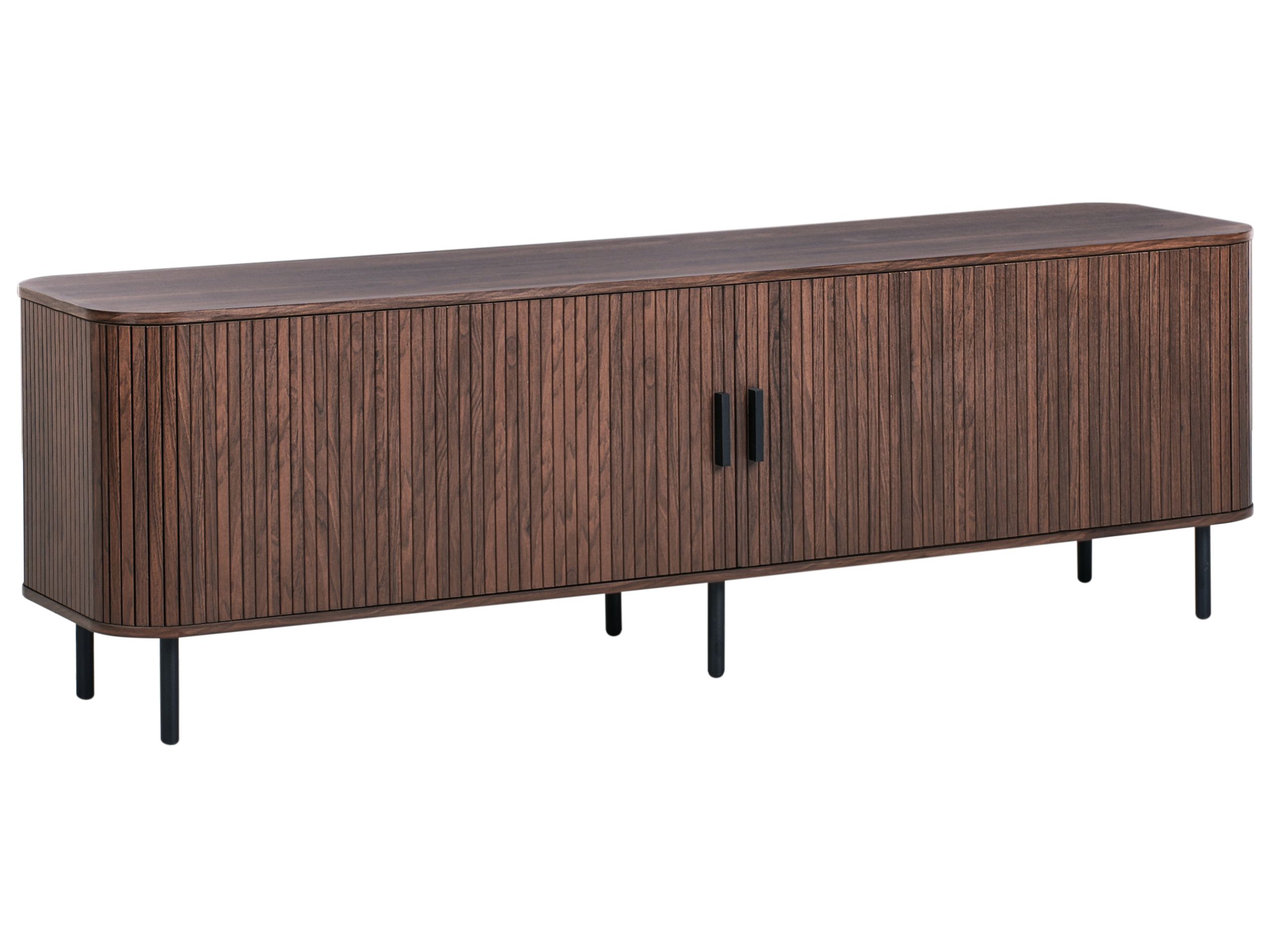 ASLIN TV Stand - Dark Brown - Gemini Interiors