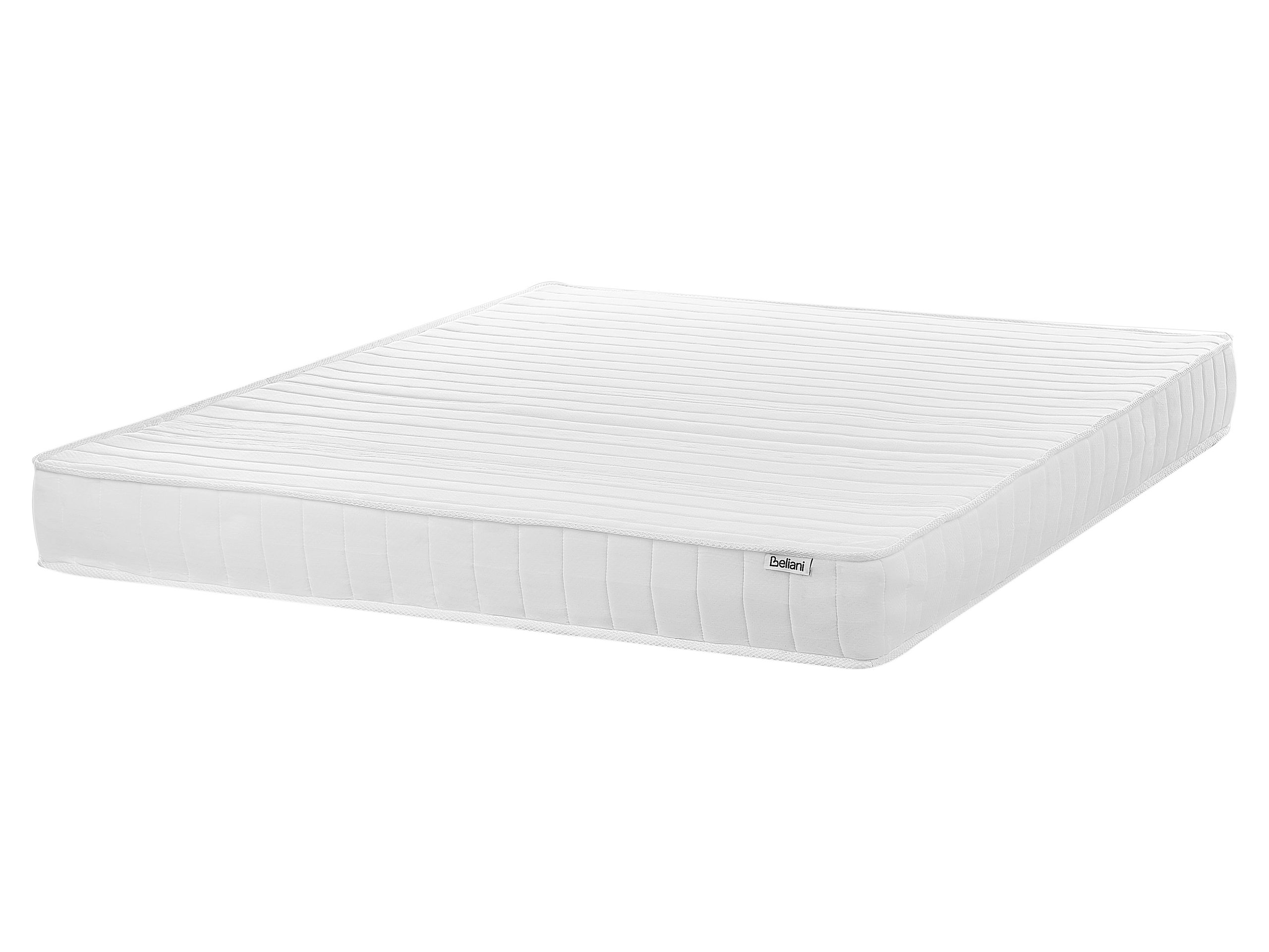 KISTY Pocket Spring Mattress Firm 160 x 200cm EU Kingsize - White - Gemini Interiors