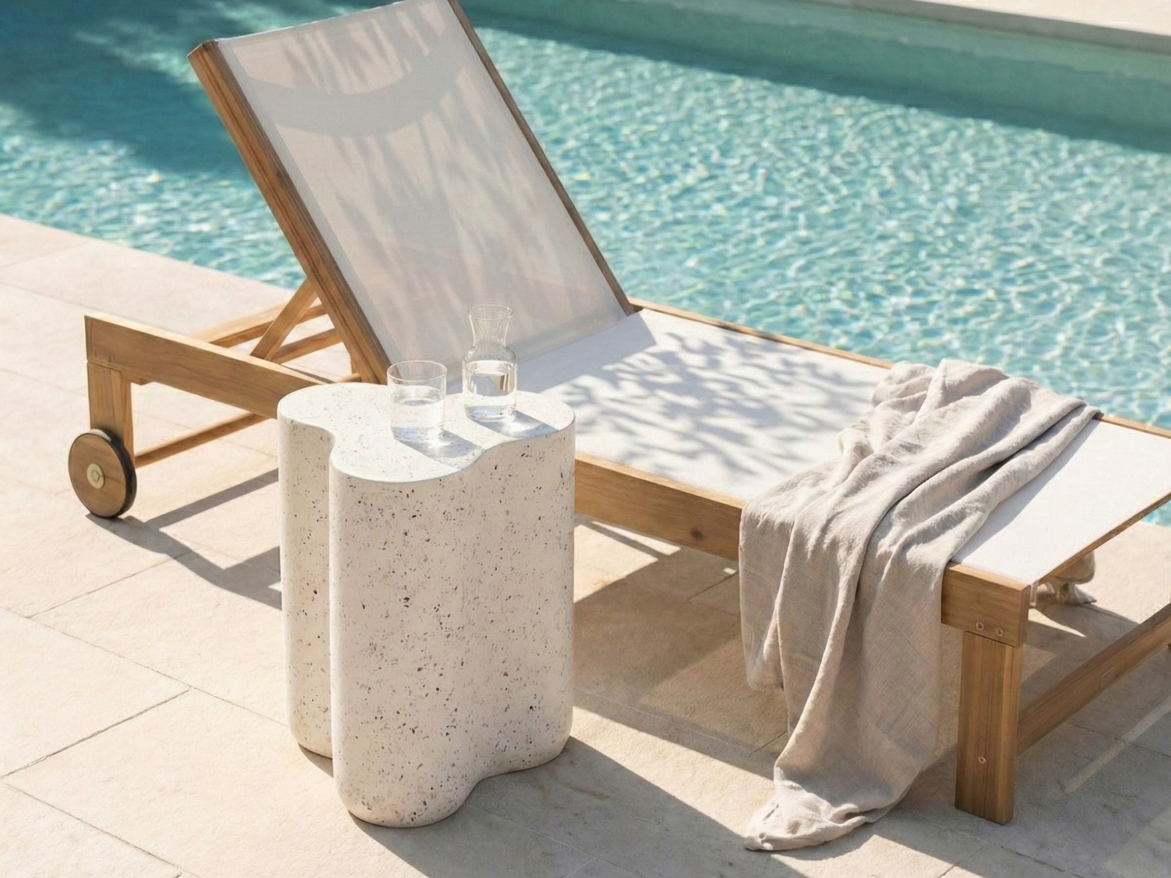 RAXUFA Side Table - White - Gemini Interiors
